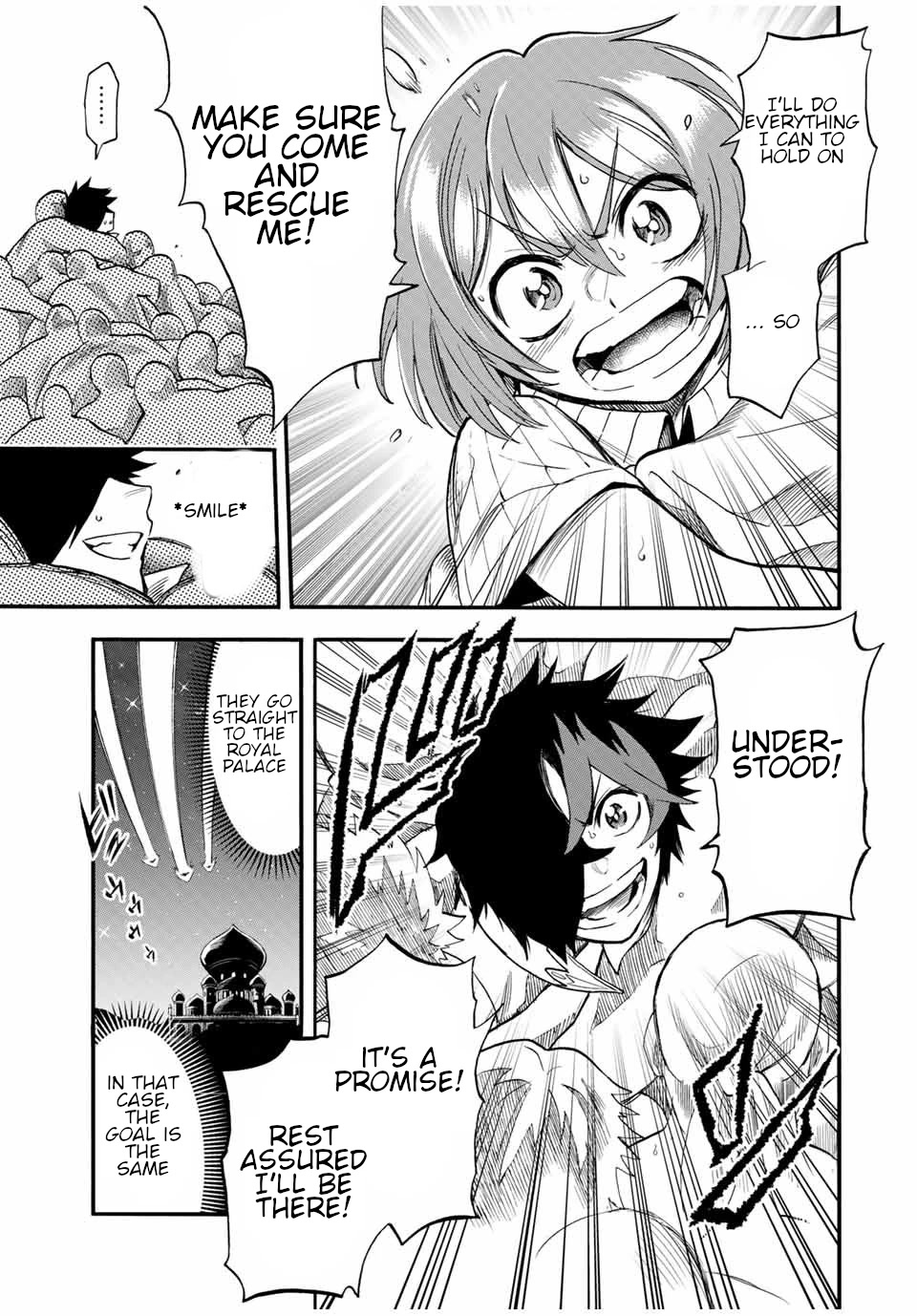 Jigoku no Gouka de Yaka re Tsuzuketa Shounen. Saikyou no Honou Tsukai to Natte Fukkatsu Suru. Chapter 74 page 6 - Chapter 74: The origin of the conflict.