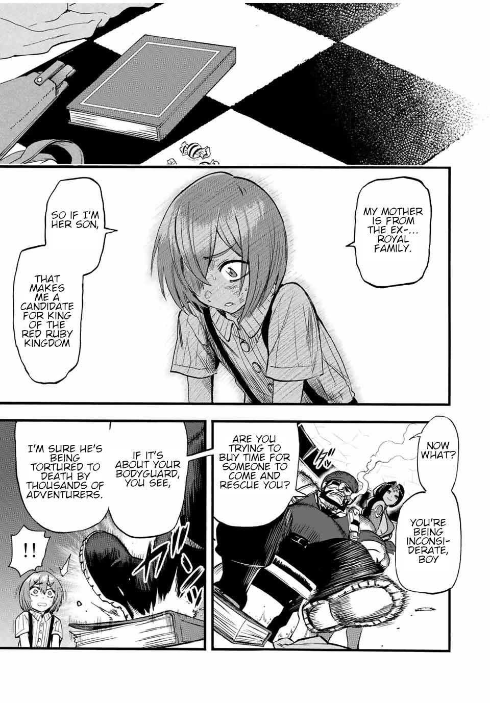 Jigoku no Gouka de Yaka re Tsuzuketa Shounen. Saikyou no Honou Tsukai to Natte Fukkatsu Suru. Chapter 75 page 4 - Chapter 75: Family problems.