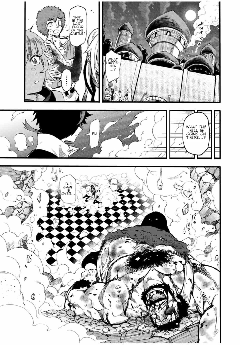 Jigoku no Gouka de Yaka re Tsuzuketa Shounen. Saikyou no Honou Tsukai to Natte Fukkatsu Suru. Chapter 79 page 4 - Chapter 79: The Strongest Shaman of All.