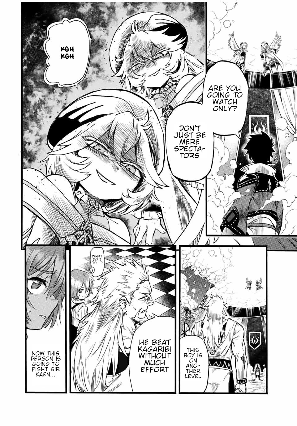 Jigoku no Gouka de Yaka re Tsuzuketa Shounen. Saikyou no Honou Tsukai to Natte Fukkatsu Suru. Chapter 79 page 5 - Chapter 79: The Strongest Shaman of All.