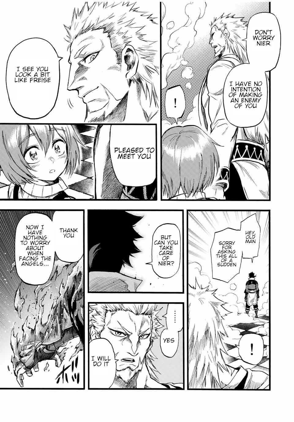 Jigoku no Gouka de Yaka re Tsuzuketa Shounen. Saikyou no Honou Tsukai to Natte Fukkatsu Suru. Chapter 79 page 6 - Chapter 79: The Strongest Shaman of All.