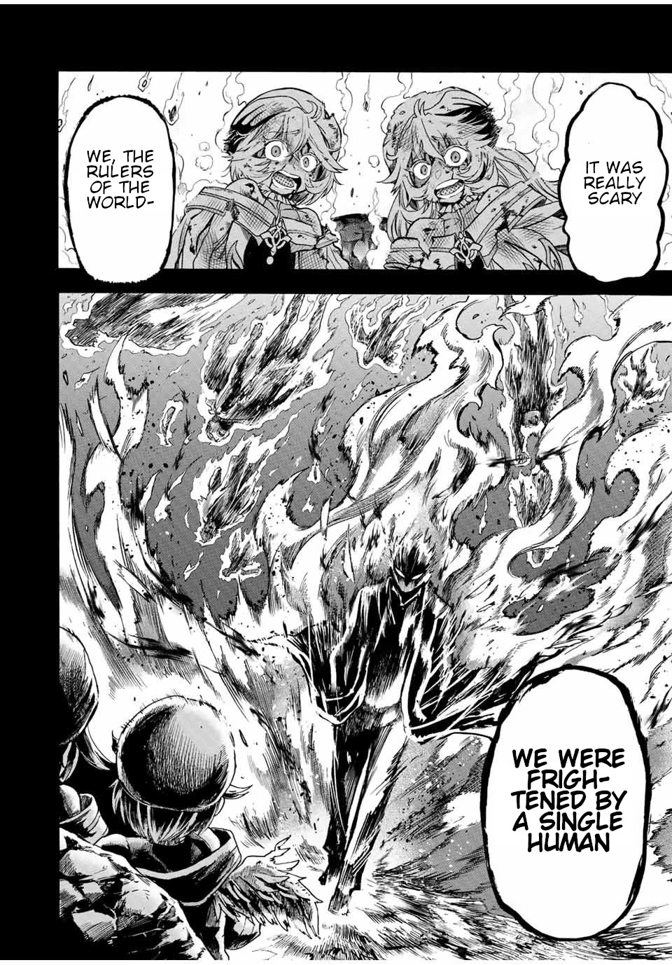 Jigoku no Gouka de Yaka re Tsuzuketa Shounen. Saikyou no Honou Tsukai to Natte Fukkatsu Suru. Chapter 79 page 9 - Chapter 79: The Strongest Shaman of All.