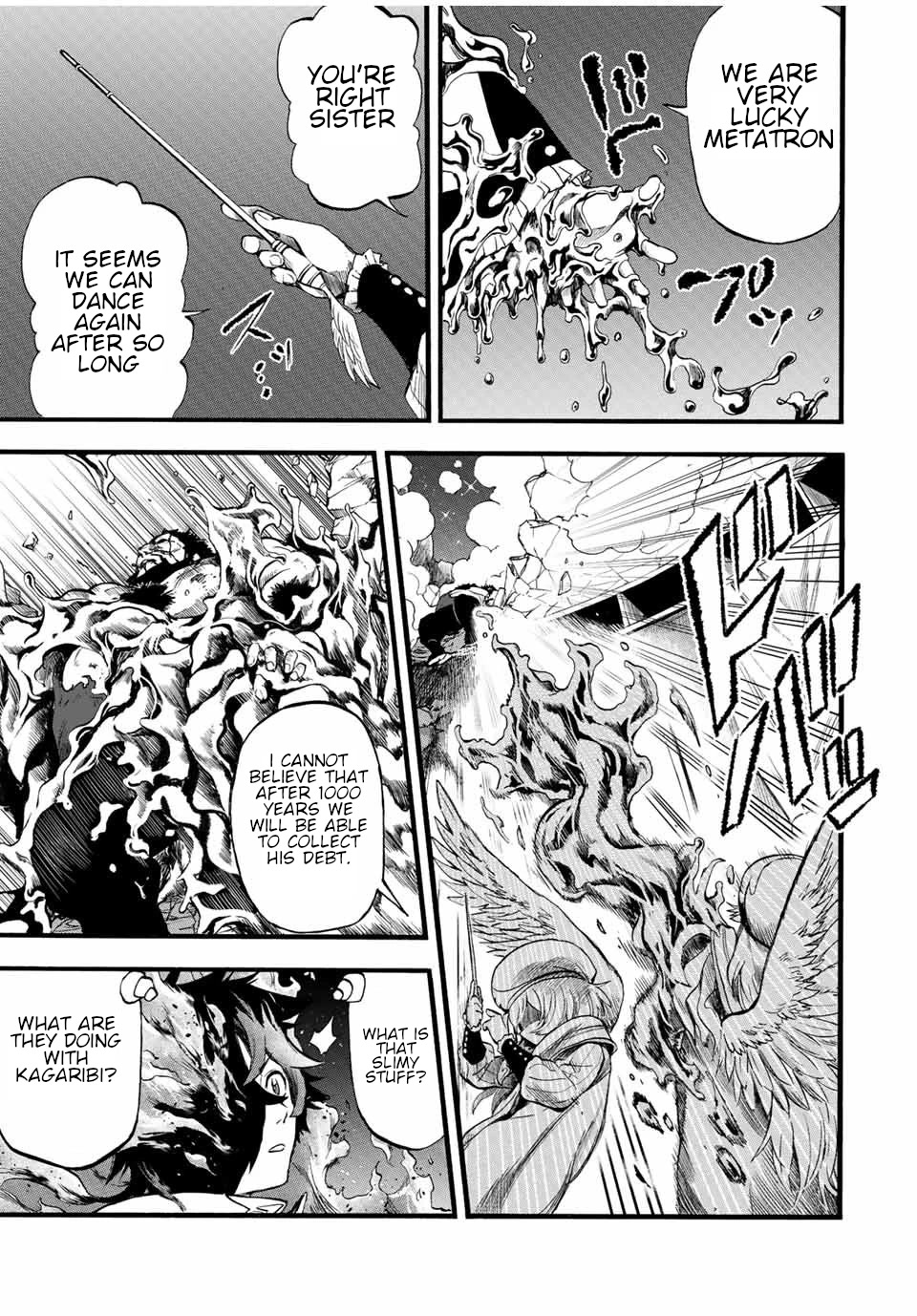 Jigoku no Gouka de Yaka re Tsuzuketa Shounen. Saikyou no Honou Tsukai to Natte Fukkatsu Suru. Chapter 80 page 10 - Chapter 80: The Waltz of the Twin Angels.