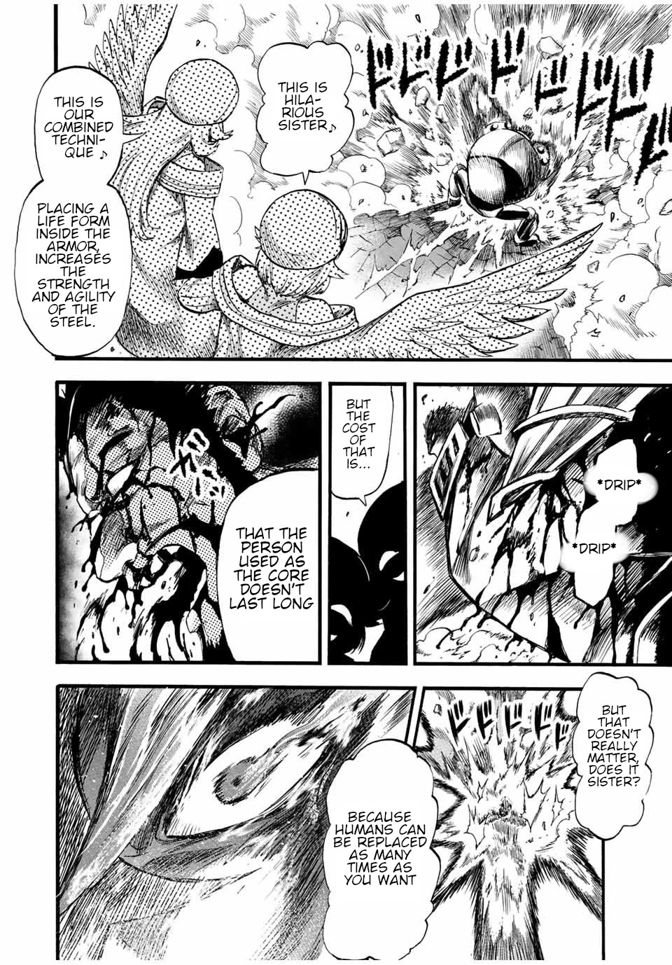 Jigoku no Gouka de Yaka re Tsuzuketa Shounen. Saikyou no Honou Tsukai to Natte Fukkatsu Suru. Chapter 81 page 3 - Chapter 81: Twelve Apostles of the Church of the Holy Angels, "Steel" Sandalphon and "Manipulation" Metatron Part 1