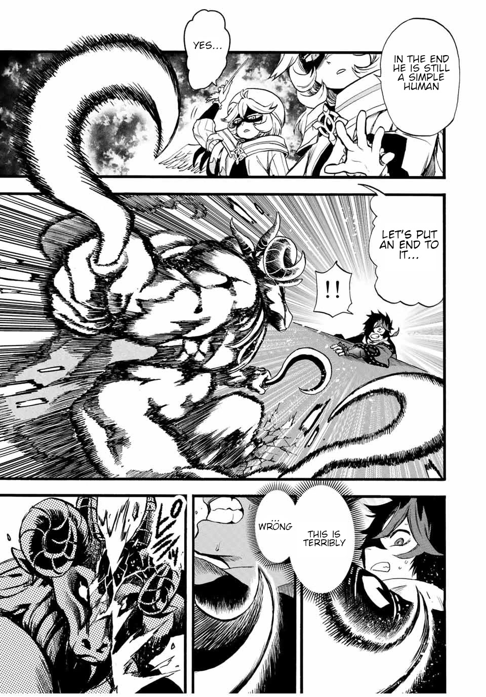 Jigoku no Gouka de Yaka re Tsuzuketa Shounen. Saikyou no Honou Tsukai to Natte Fukkatsu Suru. Chapter 82 page 10 - Chapter 82: Twelve Apostles of the Church of the Holy Angels, "Steel" Sandalphon and "Manipulation" Metatron Part 2