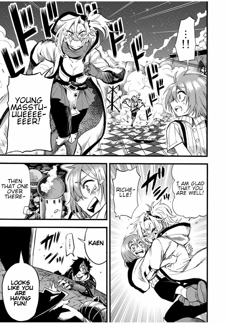 Jigoku no Gouka de Yaka re Tsuzuketa Shounen. Saikyou no Honou Tsukai to Natte Fukkatsu Suru. Chapter 82 page 12 - Chapter 82: Twelve Apostles of the Church of the Holy Angels, "Steel" Sandalphon and "Manipulation" Metatron Part 2