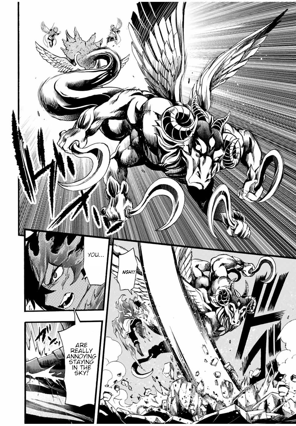 Jigoku no Gouka de Yaka re Tsuzuketa Shounen. Saikyou no Honou Tsukai to Natte Fukkatsu Suru. Chapter 82 page 5 - Chapter 82: Twelve Apostles of the Church of the Holy Angels, "Steel" Sandalphon and "Manipulation" Metatron Part 2
