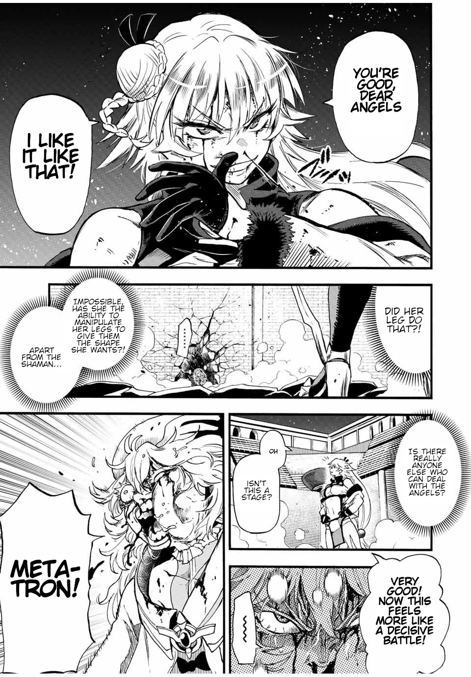Jigoku no Gouka de Yaka re Tsuzuketa Shounen. Saikyou no Honou Tsukai to Natte Fukkatsu Suru. Chapter 83 page 10 - Chapter 83: Twelve Apostles of the Church of the Holy Angels, "Steel" Sandalphon and "Manipulation" Metatron Part 3