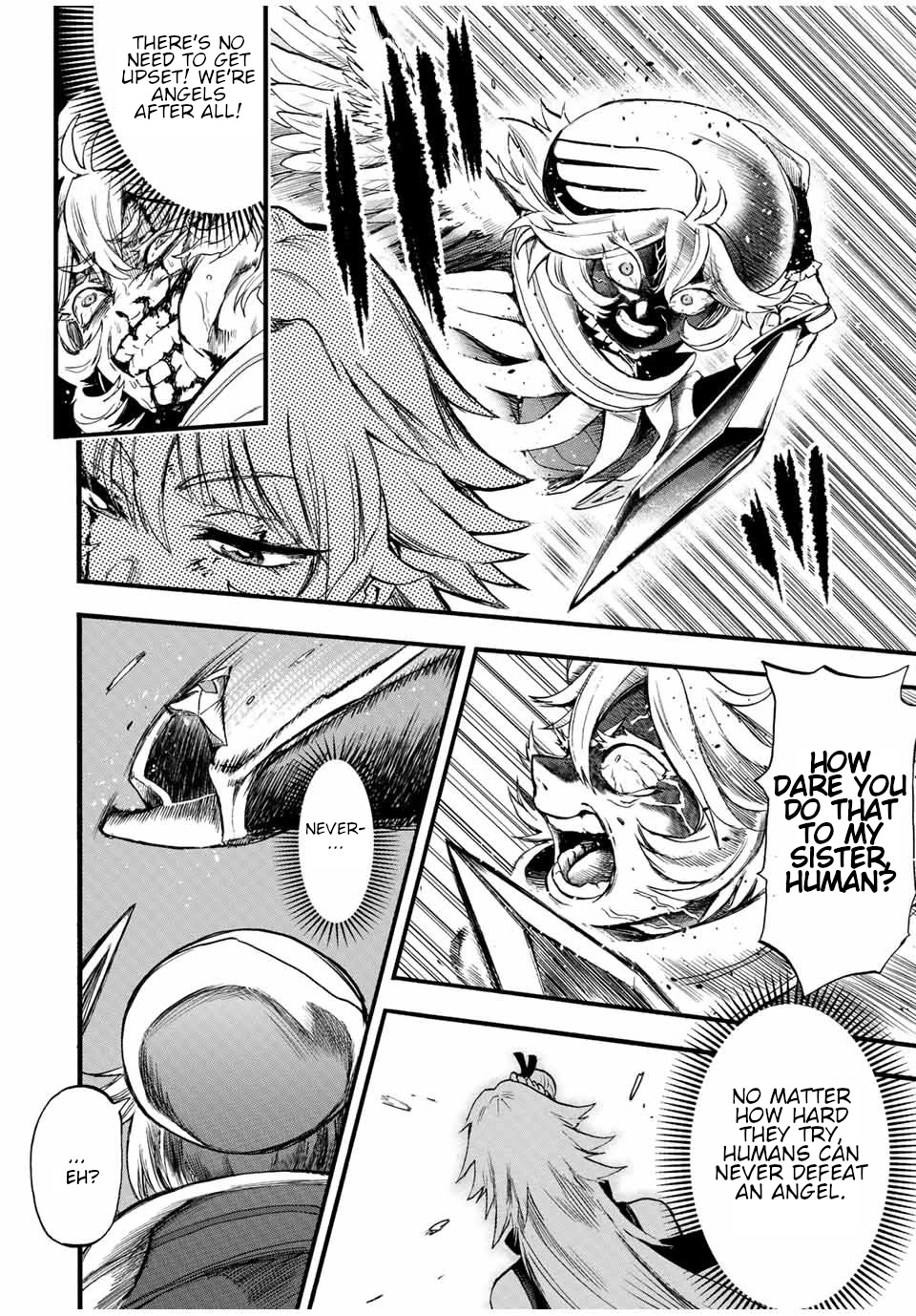 Jigoku no Gouka de Yaka re Tsuzuketa Shounen. Saikyou no Honou Tsukai to Natte Fukkatsu Suru. Chapter 83 page 11 - Chapter 83: Twelve Apostles of the Church of the Holy Angels, "Steel" Sandalphon and "Manipulation" Metatron Part 3