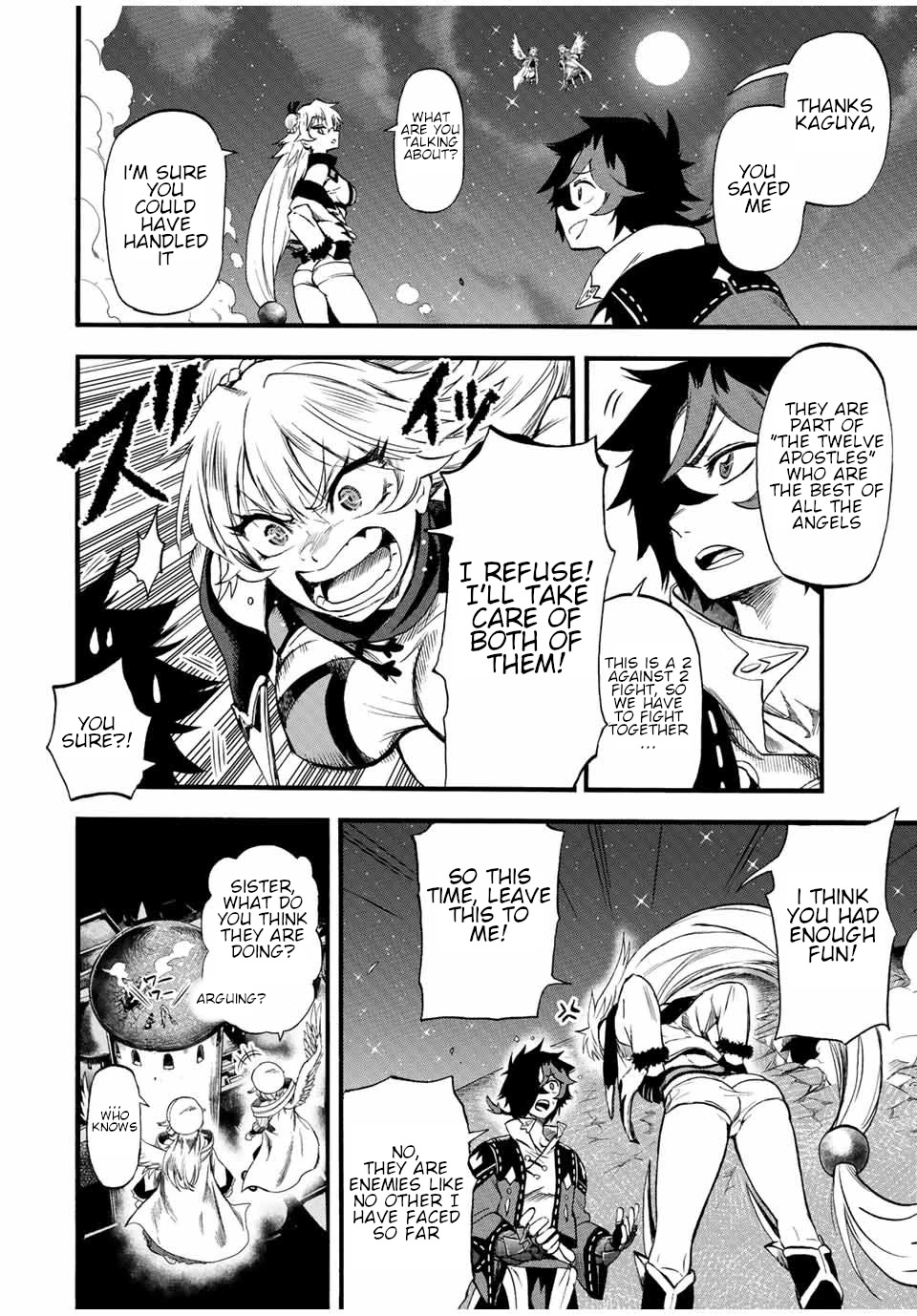 Jigoku no Gouka de Yaka re Tsuzuketa Shounen. Saikyou no Honou Tsukai to Natte Fukkatsu Suru. Chapter 83 page 3 - Chapter 83: Twelve Apostles of the Church of the Holy Angels, "Steel" Sandalphon and "Manipulation" Metatron Part 3