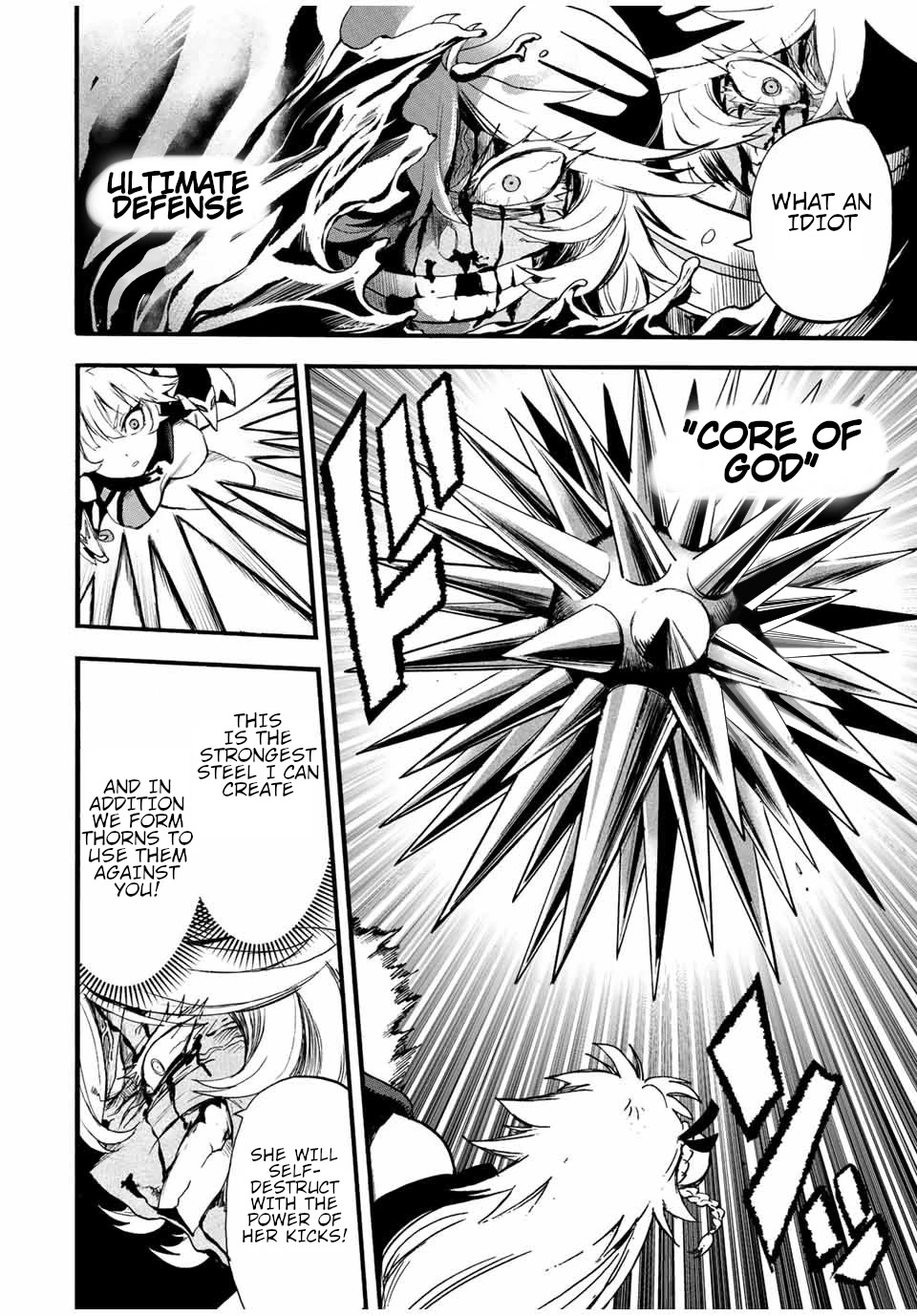 Jigoku no Gouka de Yaka re Tsuzuketa Shounen. Saikyou no Honou Tsukai to Natte Fukkatsu Suru. Chapter 84 page 11 - Chapter 84: Twelve Apostles of the Church of the Holy Angels, "Steel" Sandalphon and "Manipulation" Metatron Part 4