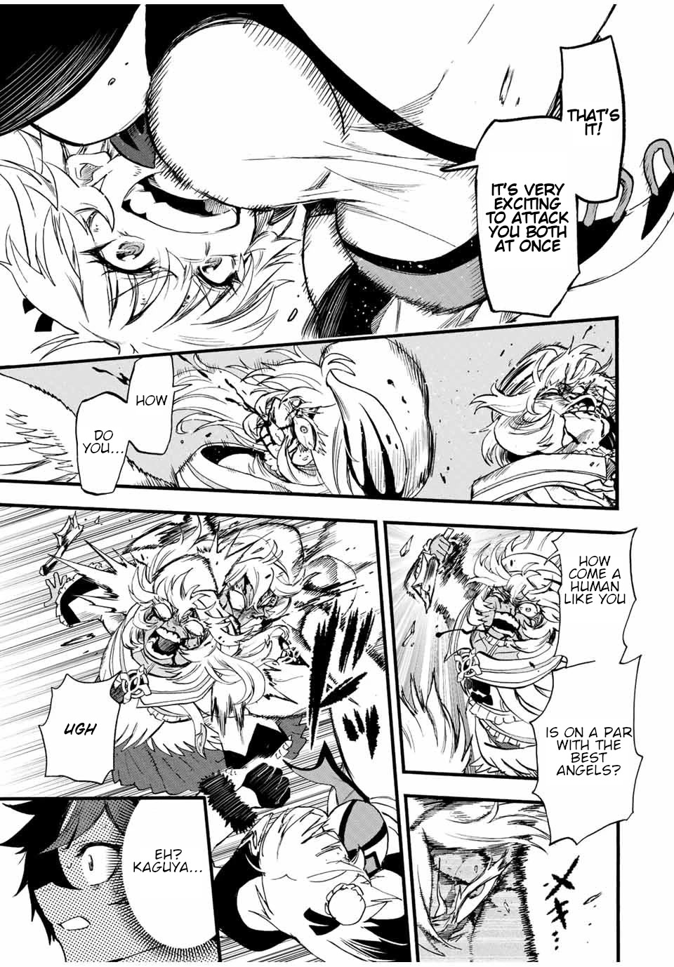 Jigoku no Gouka de Yaka re Tsuzuketa Shounen. Saikyou no Honou Tsukai to Natte Fukkatsu Suru. Chapter 84 page 4 - Chapter 84: Twelve Apostles of the Church of the Holy Angels, "Steel" Sandalphon and "Manipulation" Metatron Part 4