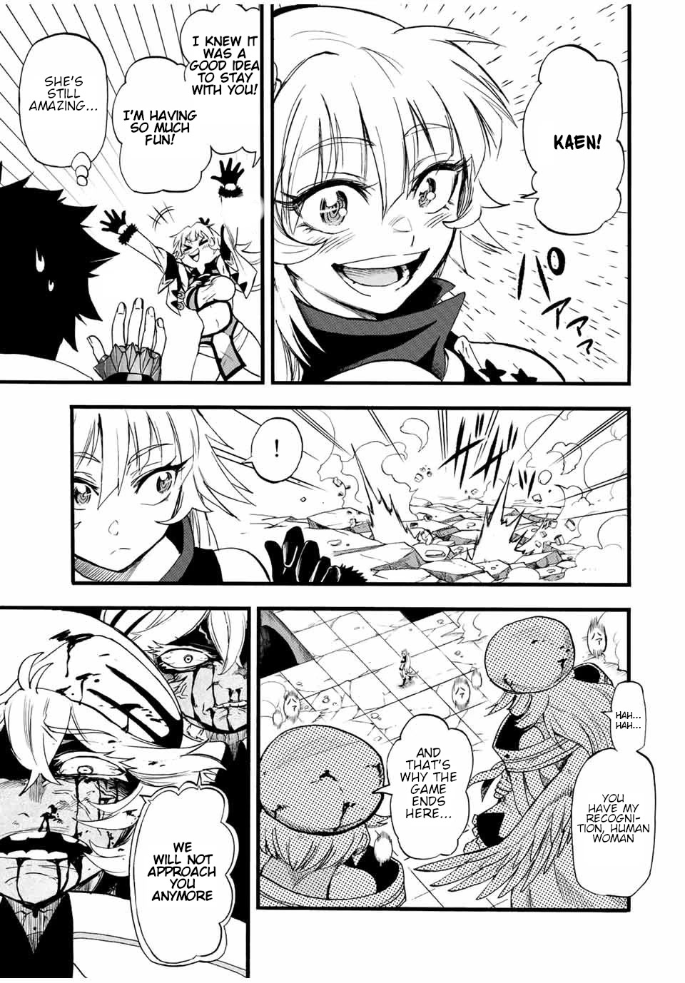 Jigoku no Gouka de Yaka re Tsuzuketa Shounen. Saikyou no Honou Tsukai to Natte Fukkatsu Suru. Chapter 84 page 6 - Chapter 84: Twelve Apostles of the Church of the Holy Angels, "Steel" Sandalphon and "Manipulation" Metatron Part 4