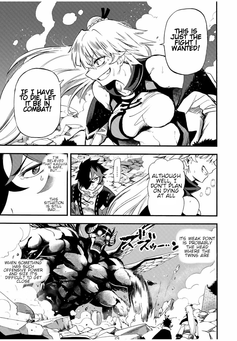 Jigoku no Gouka de Yaka re Tsuzuketa Shounen. Saikyou no Honou Tsukai to Natte Fukkatsu Suru. Chapter 86 page 10 - Chapter 86: The Steel Manipulator Angel, Juggernaut Part 1