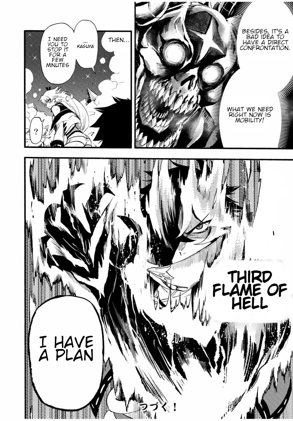 Jigoku no Gouka de Yaka re Tsuzuketa Shounen. Saikyou no Honou Tsukai to Natte Fukkatsu Suru. Chapter 86 page 11 - Chapter 86: The Steel Manipulator Angel, Juggernaut Part 1