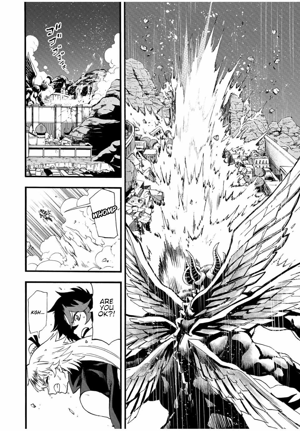 Jigoku no Gouka de Yaka re Tsuzuketa Shounen. Saikyou no Honou Tsukai to Natte Fukkatsu Suru. Chapter 86 page 7 - Chapter 86: The Steel Manipulator Angel, Juggernaut Part 1