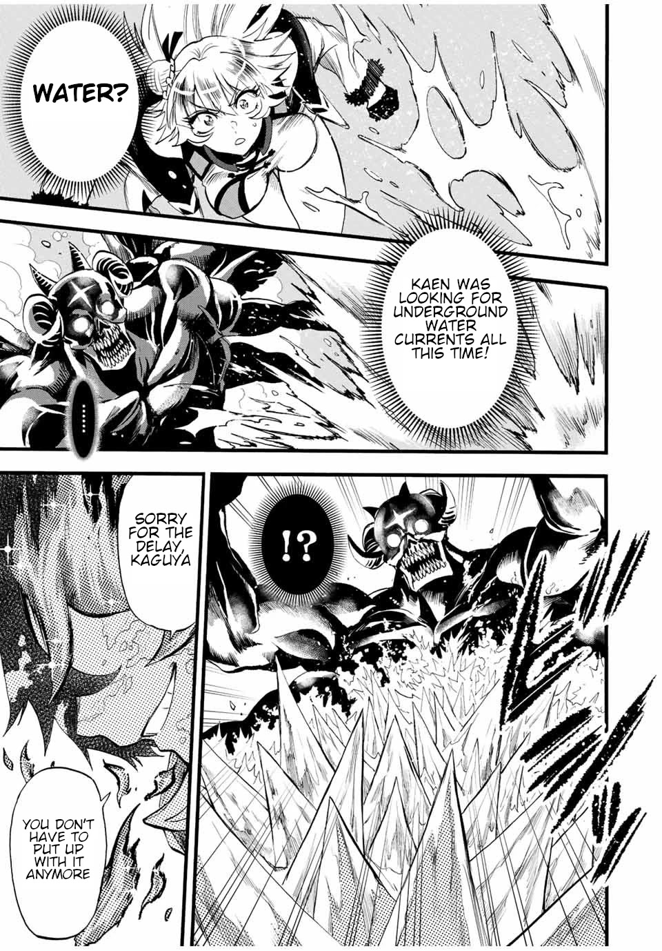 Jigoku no Gouka de Yaka re Tsuzuketa Shounen. Saikyou no Honou Tsukai to Natte Fukkatsu Suru. Chapter 87 page 12 - Chapter 87: The Steel Manipulator Angel, Juggernaut Part 2