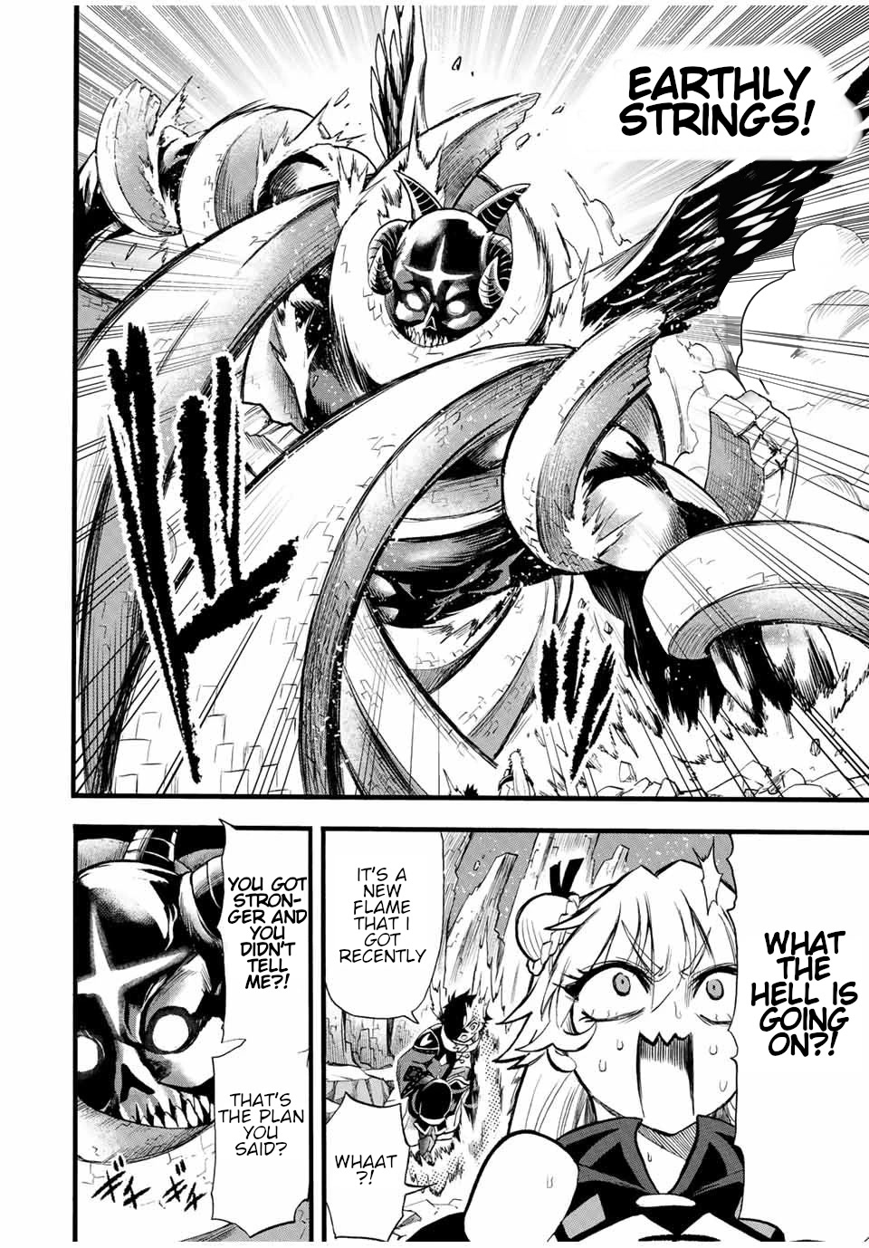 Jigoku no Gouka de Yaka re Tsuzuketa Shounen. Saikyou no Honou Tsukai to Natte Fukkatsu Suru. Chapter 87 page 3 - Chapter 87: The Steel Manipulator Angel, Juggernaut Part 2