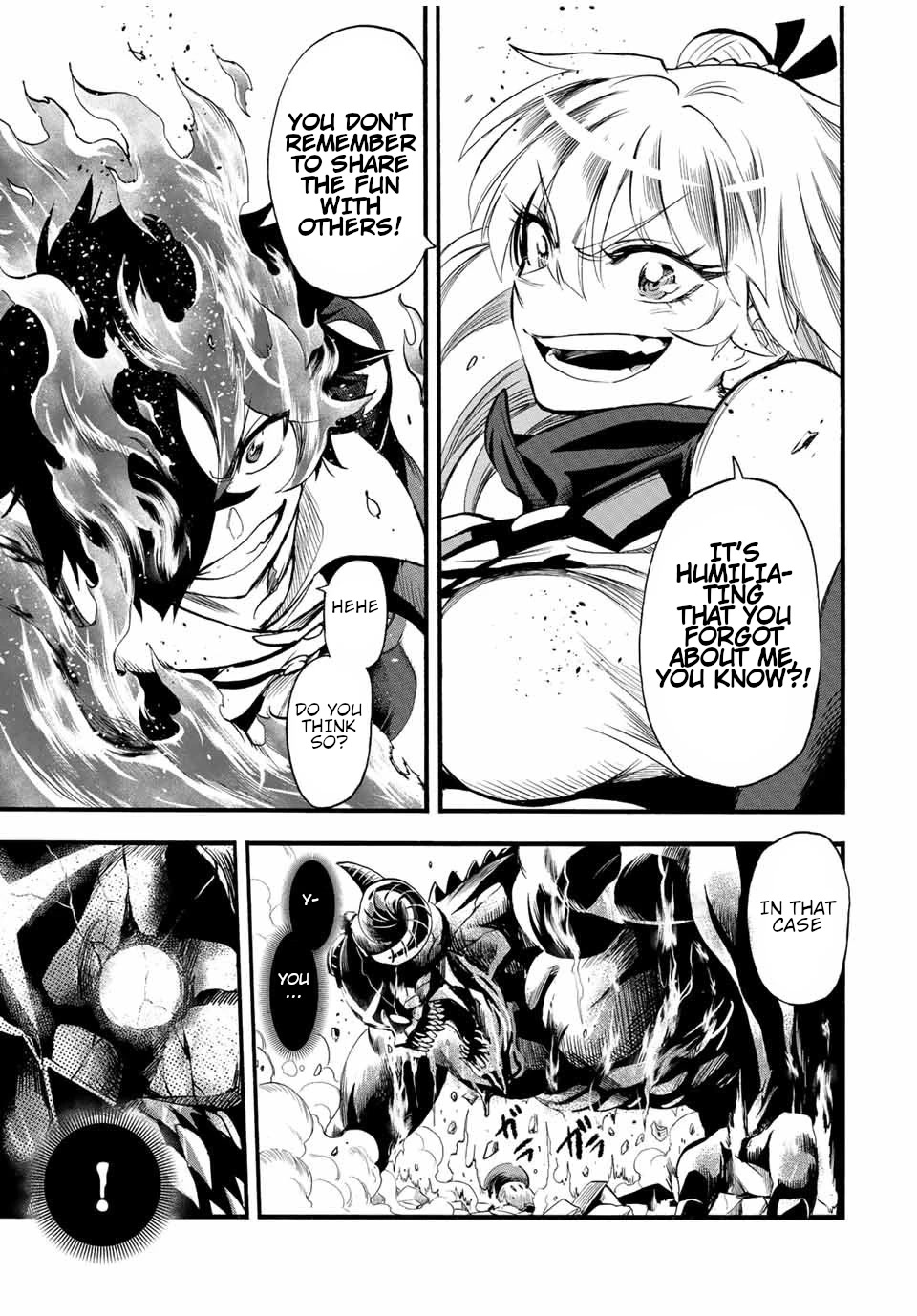 Jigoku no Gouka de Yaka re Tsuzuketa Shounen. Saikyou no Honou Tsukai to Natte Fukkatsu Suru. Chapter 88 page 12 - Chapter 88: The Steel Manipulator Angel, Juggernaut Part 3