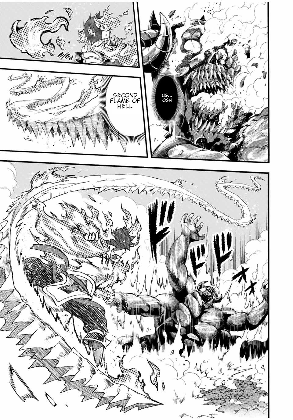 Jigoku no Gouka de Yaka re Tsuzuketa Shounen. Saikyou no Honou Tsukai to Natte Fukkatsu Suru. Chapter 88 page 8 - Chapter 88: The Steel Manipulator Angel, Juggernaut Part 3