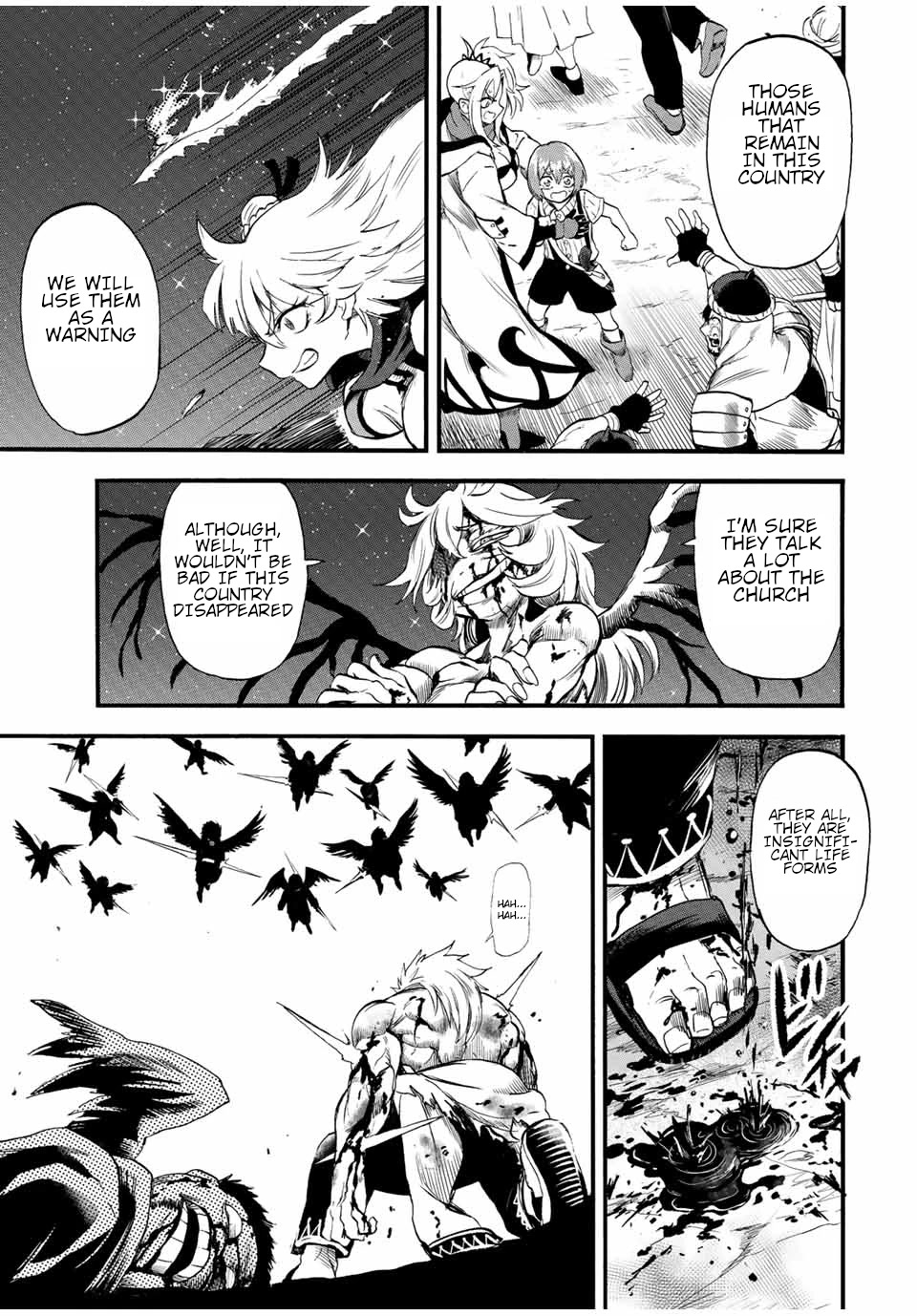 Jigoku no Gouka de Yaka re Tsuzuketa Shounen. Saikyou no Honou Tsukai to Natte Fukkatsu Suru. Chapter 90 page 10 - Chapter 90: The Steel Manipulator Angel, Juggernaut Part 5