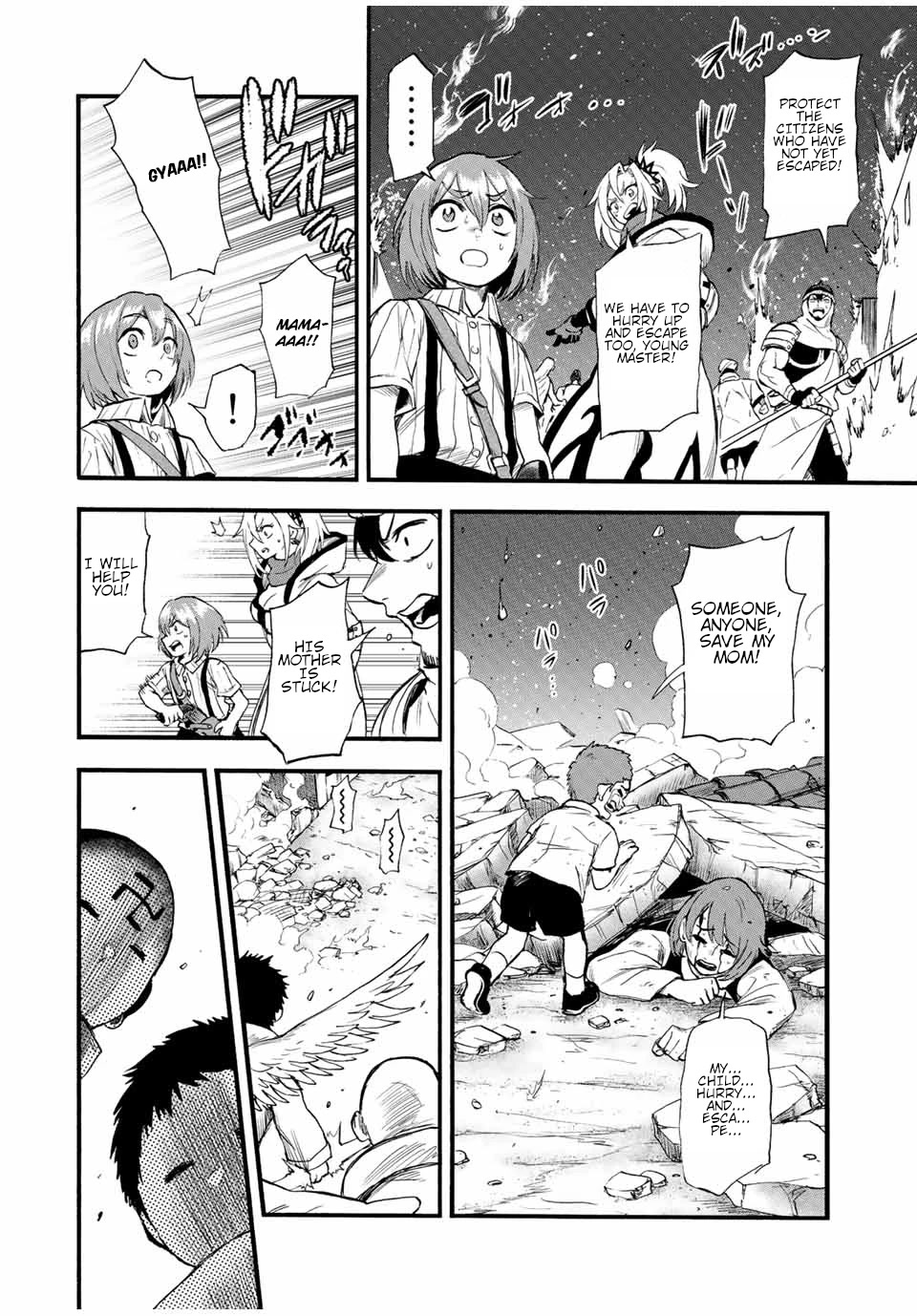 Jigoku no Gouka de Yaka re Tsuzuketa Shounen. Saikyou no Honou Tsukai to Natte Fukkatsu Suru. Chapter 90 page 5 - Chapter 90: The Steel Manipulator Angel, Juggernaut Part 5