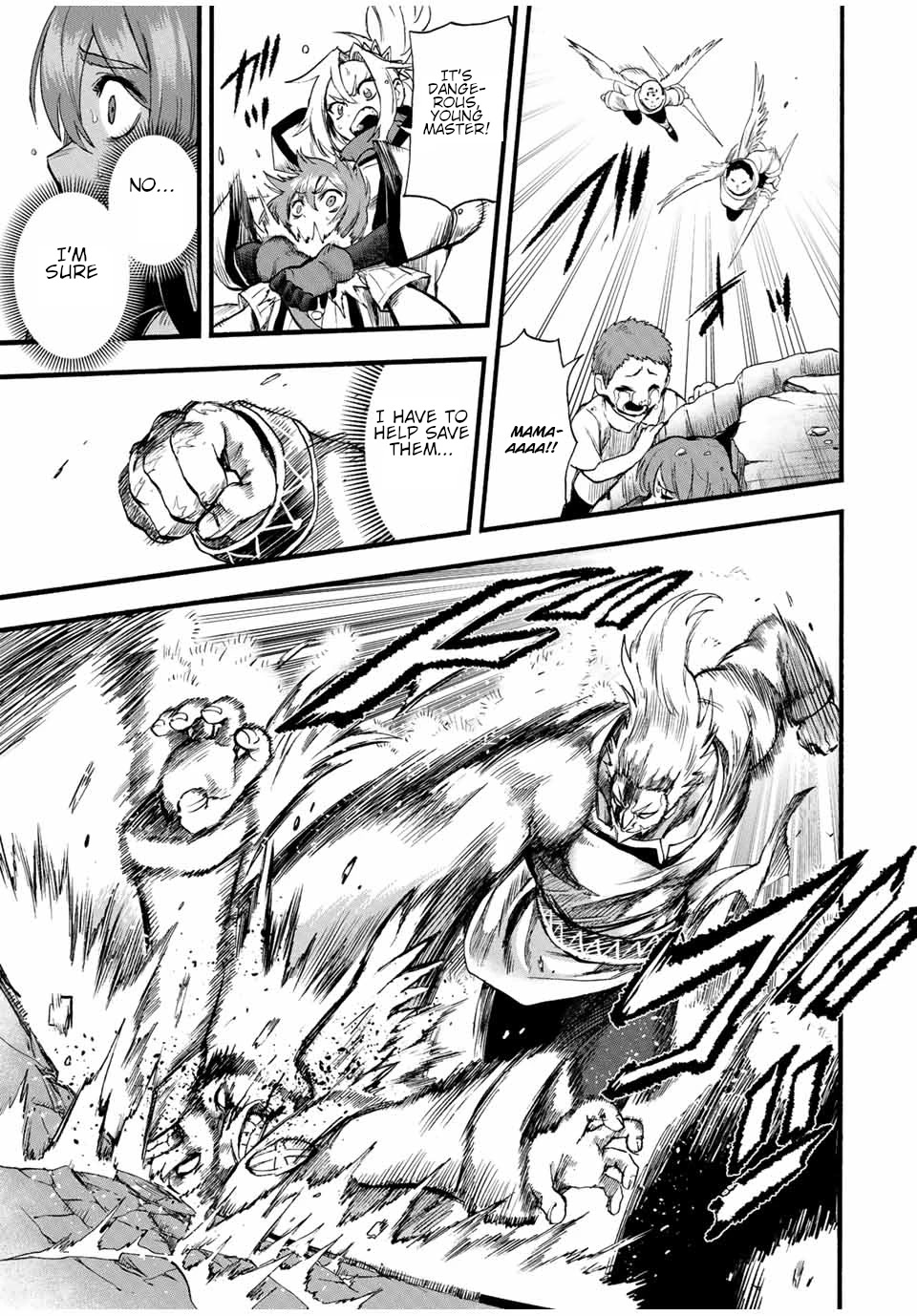 Jigoku no Gouka de Yaka re Tsuzuketa Shounen. Saikyou no Honou Tsukai to Natte Fukkatsu Suru. Chapter 90 page 6 - Chapter 90: The Steel Manipulator Angel, Juggernaut Part 5