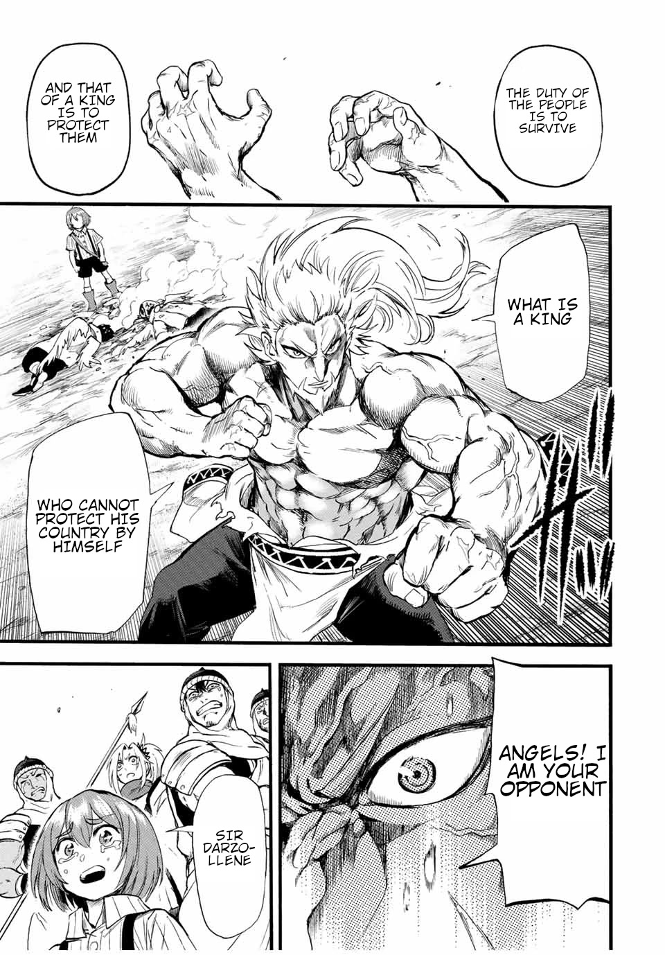Jigoku no Gouka de Yaka re Tsuzuketa Shounen. Saikyou no Honou Tsukai to Natte Fukkatsu Suru. Chapter 90 page 8 - Chapter 90: The Steel Manipulator Angel, Juggernaut Part 5