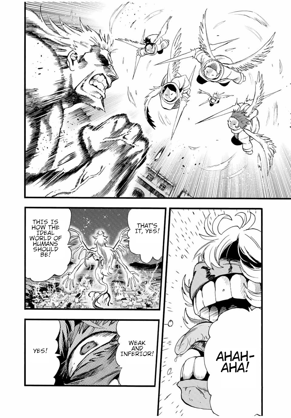 Jigoku no Gouka de Yaka re Tsuzuketa Shounen. Saikyou no Honou Tsukai to Natte Fukkatsu Suru. Chapter 90 page 9 - Chapter 90: The Steel Manipulator Angel, Juggernaut Part 5