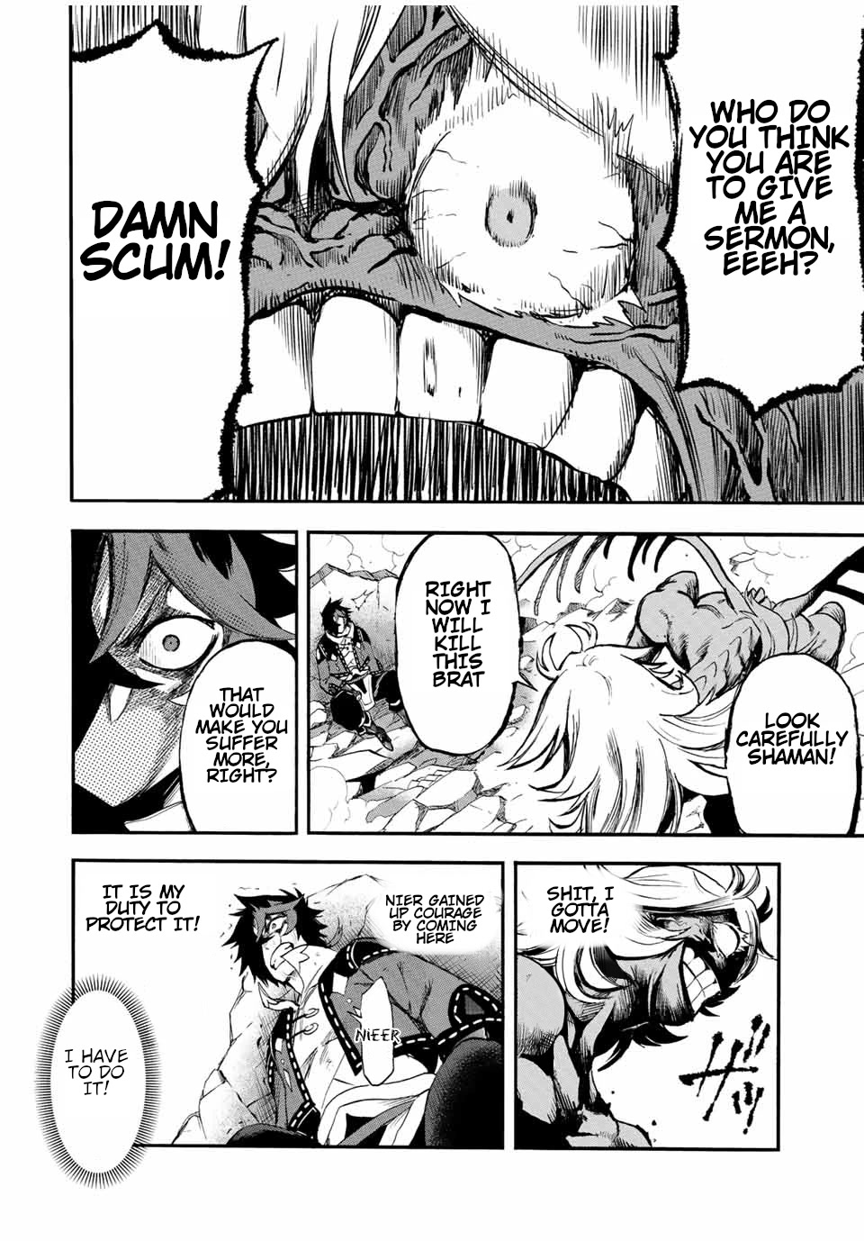 Jigoku no Gouka de Yaka re Tsuzuketa Shounen. Saikyou no Honou Tsukai to Natte Fukkatsu Suru. Chapter 92 page 11 - Chapter 92: The Steel Manipulator Angel, Juggernaut Part 7