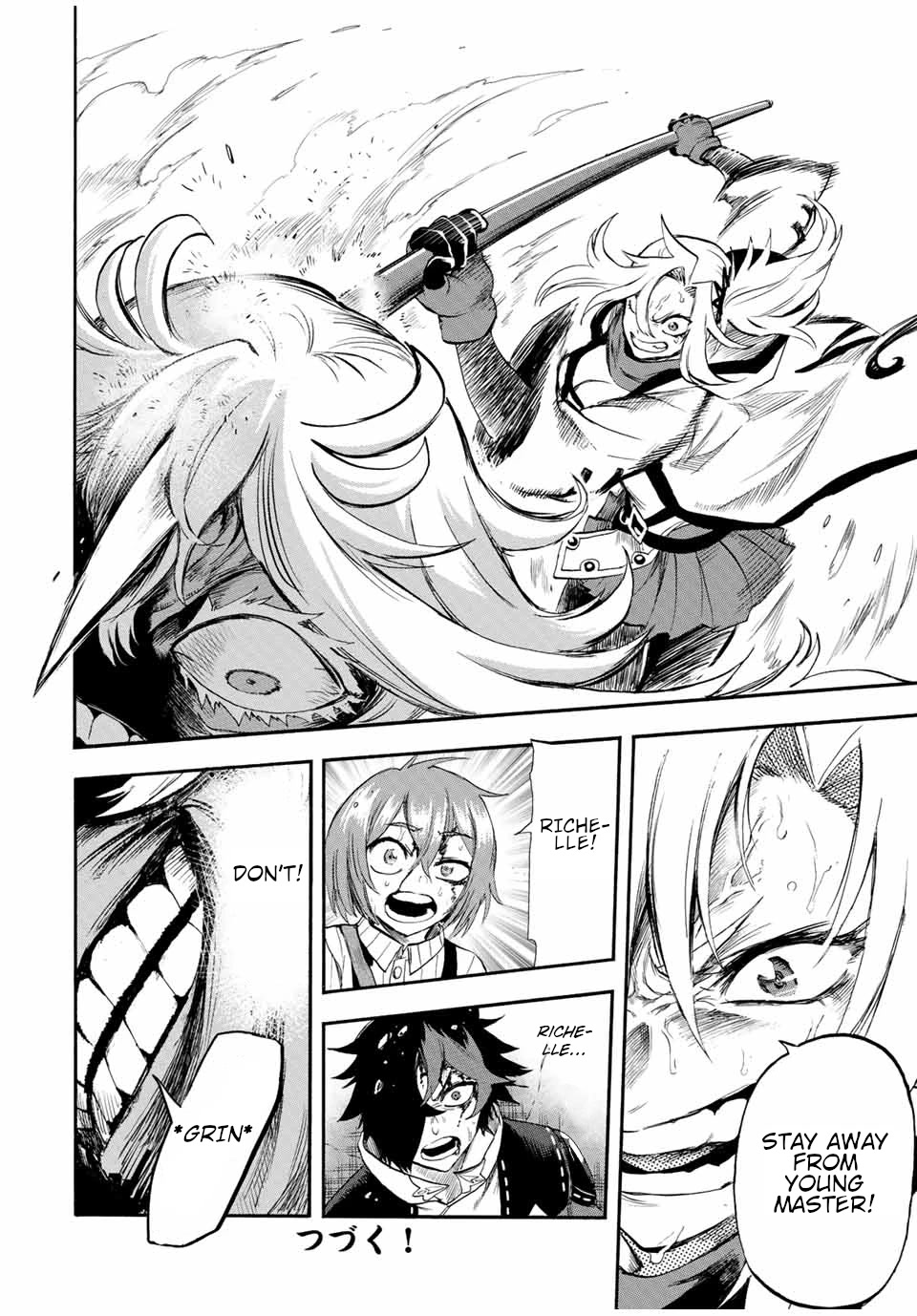 Jigoku no Gouka de Yaka re Tsuzuketa Shounen. Saikyou no Honou Tsukai to Natte Fukkatsu Suru. Chapter 92 page 13 - Chapter 92: The Steel Manipulator Angel, Juggernaut Part 7