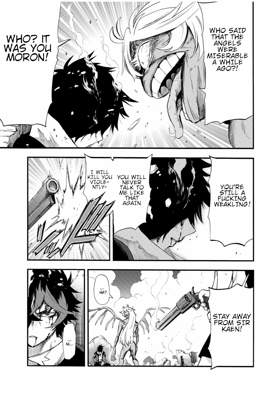 Jigoku no Gouka de Yaka re Tsuzuketa Shounen. Saikyou no Honou Tsukai to Natte Fukkatsu Suru. Chapter 92 page 4 - Chapter 92: The Steel Manipulator Angel, Juggernaut Part 7
