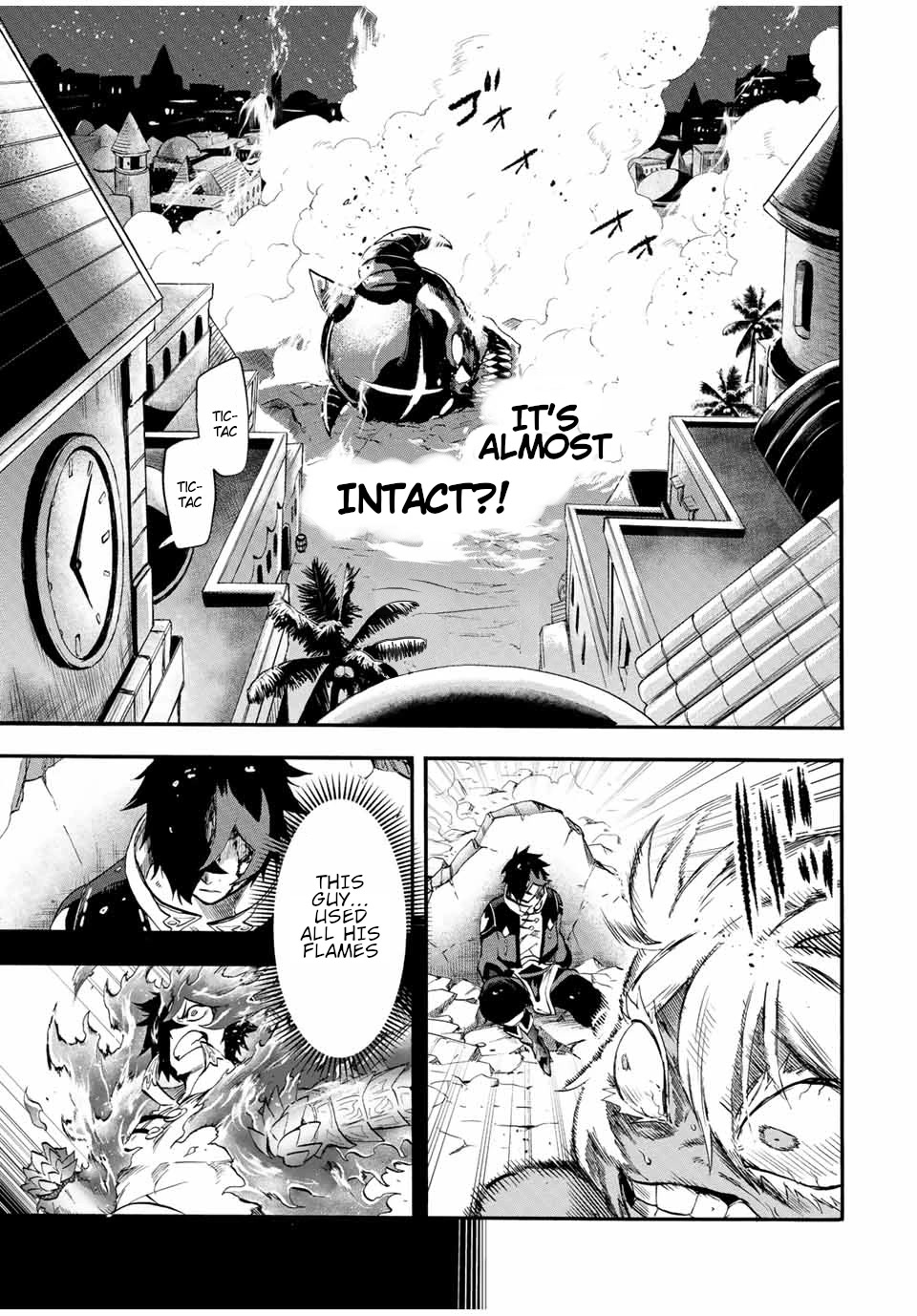 Jigoku no Gouka de Yaka re Tsuzuketa Shounen. Saikyou no Honou Tsukai to Natte Fukkatsu Suru. Chapter 92 page 6 - Chapter 92: The Steel Manipulator Angel, Juggernaut Part 7
