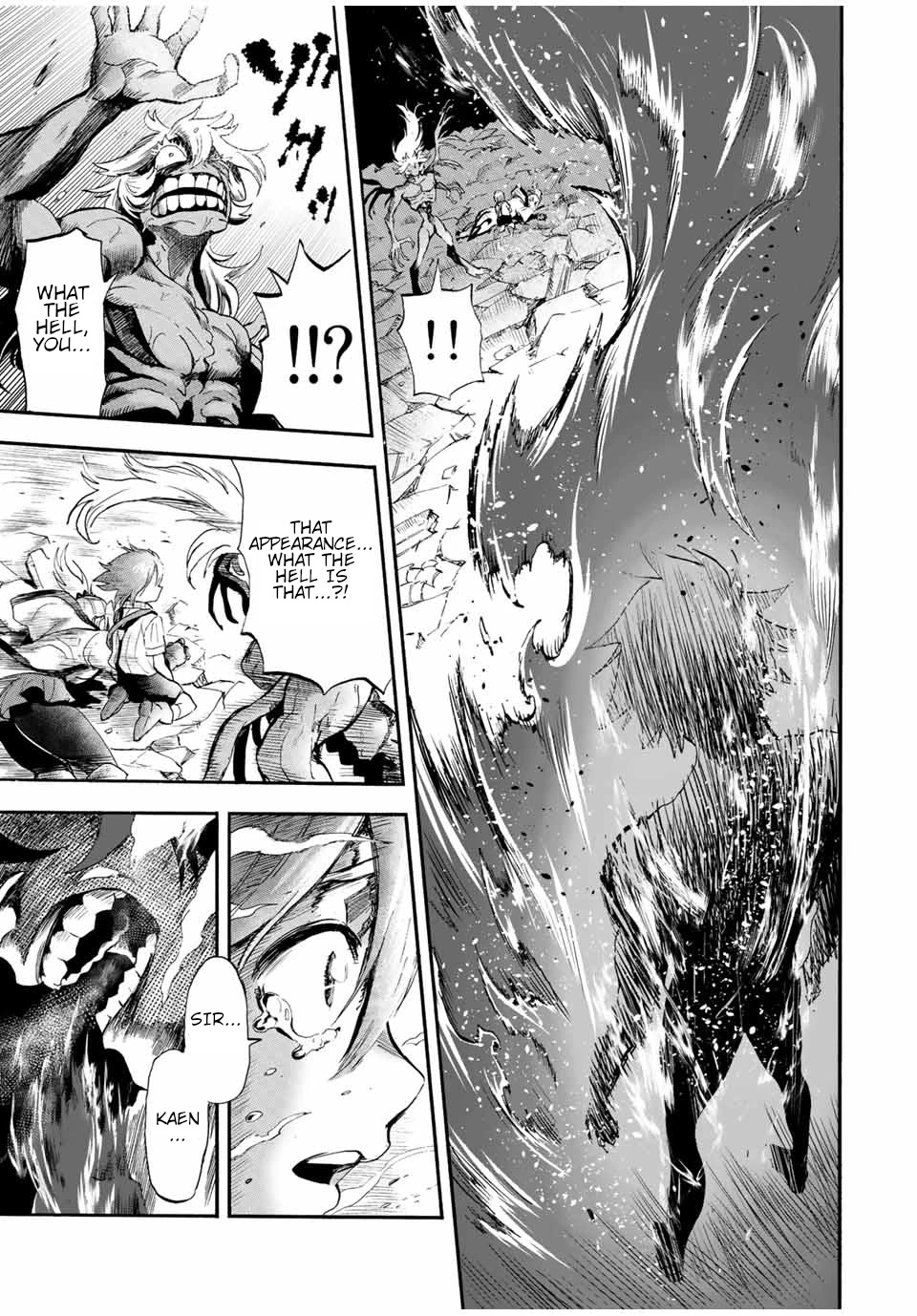 Jigoku no Gouka de Yaka re Tsuzuketa Shounen. Saikyou no Honou Tsukai to Natte Fukkatsu Suru. Chapter 93 page 10 - Chapter 93: The Steel Manipulator Angel, Juggernaut Part 8