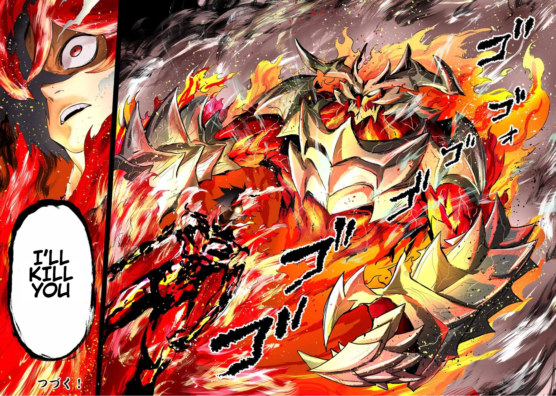 Jigoku no Gouka de Yaka re Tsuzuketa Shounen. Saikyou no Honou Tsukai to Natte Fukkatsu Suru. Chapter 93 page 11 - Chapter 93: The Steel Manipulator Angel, Juggernaut Part 8