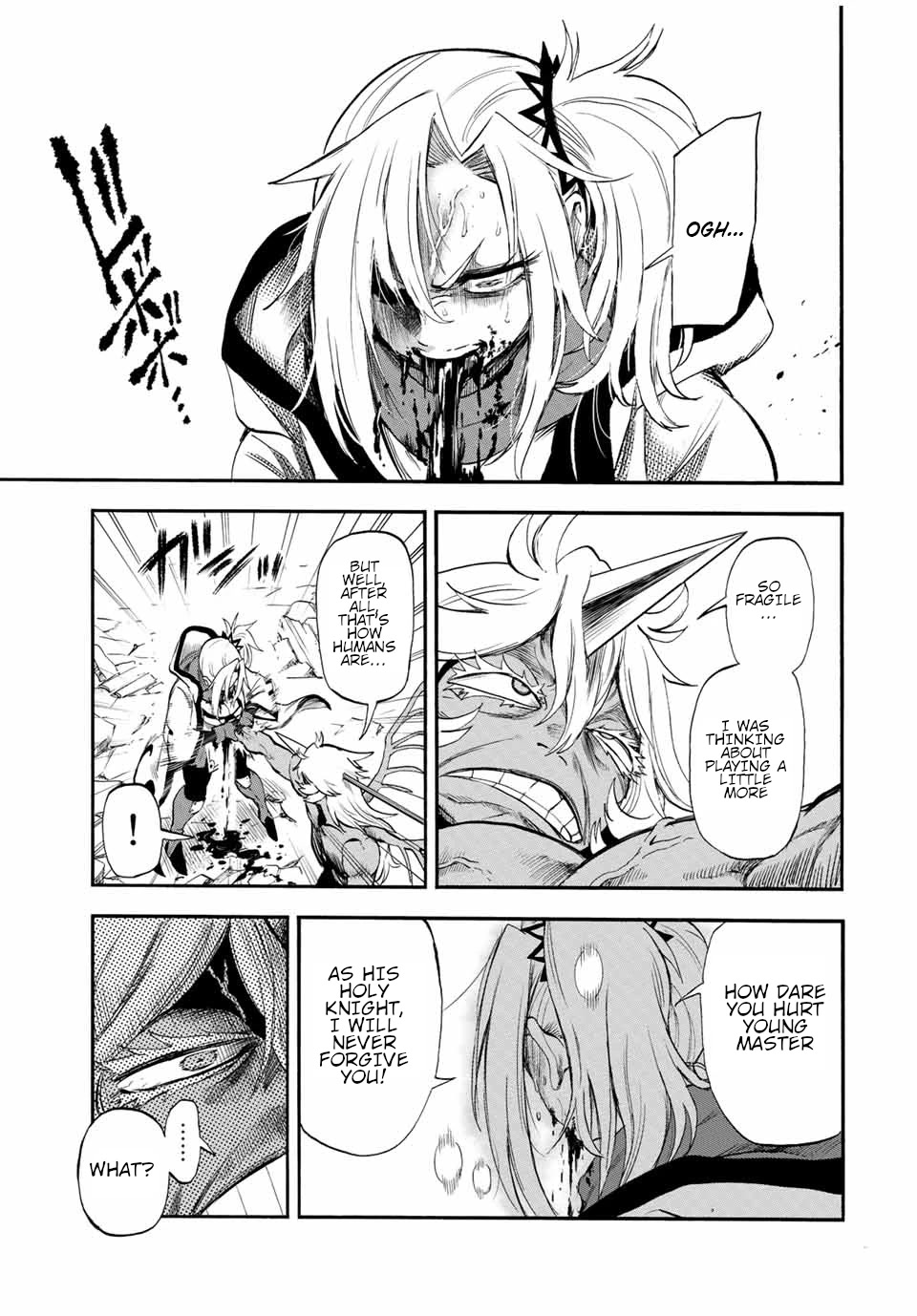 Jigoku no Gouka de Yaka re Tsuzuketa Shounen. Saikyou no Honou Tsukai to Natte Fukkatsu Suru. Chapter 93 page 4 - Chapter 93: The Steel Manipulator Angel, Juggernaut Part 8