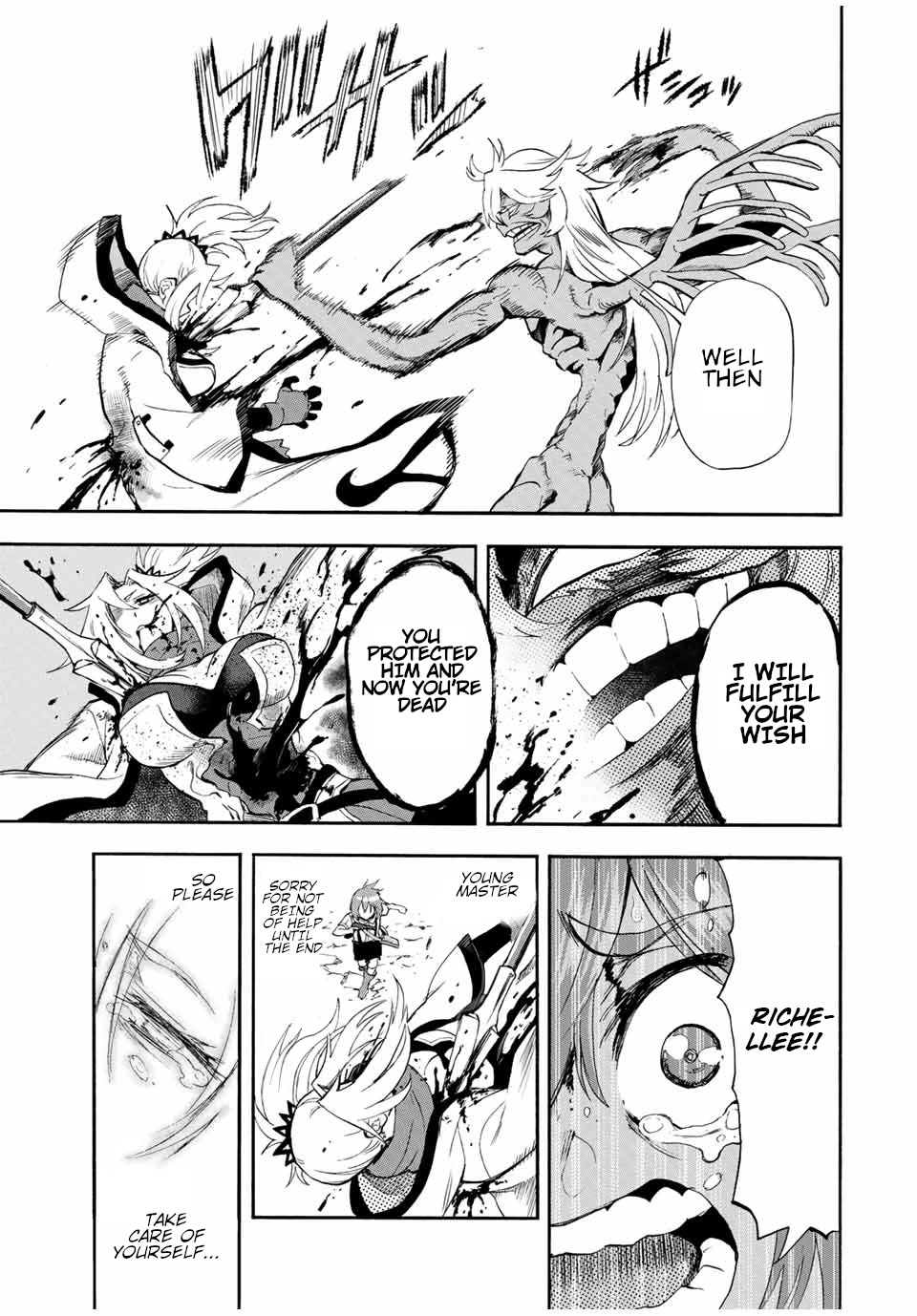 Jigoku no Gouka de Yaka re Tsuzuketa Shounen. Saikyou no Honou Tsukai to Natte Fukkatsu Suru. Chapter 93 page 6 - Chapter 93: The Steel Manipulator Angel, Juggernaut Part 8