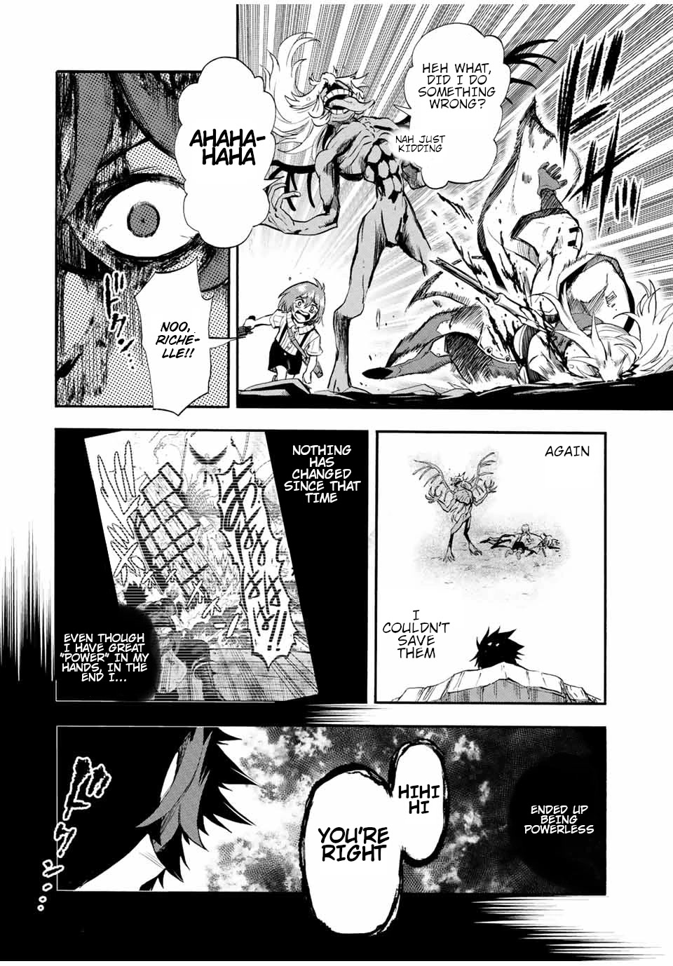Jigoku no Gouka de Yaka re Tsuzuketa Shounen. Saikyou no Honou Tsukai to Natte Fukkatsu Suru. Chapter 93 page 7 - Chapter 93: The Steel Manipulator Angel, Juggernaut Part 8