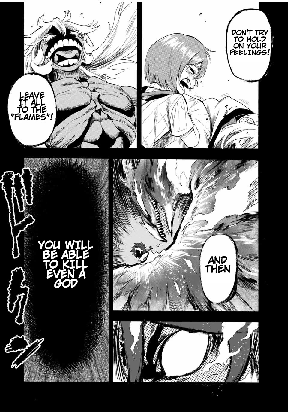 Jigoku no Gouka de Yaka re Tsuzuketa Shounen. Saikyou no Honou Tsukai to Natte Fukkatsu Suru. Chapter 93 page 9 - Chapter 93: The Steel Manipulator Angel, Juggernaut Part 8