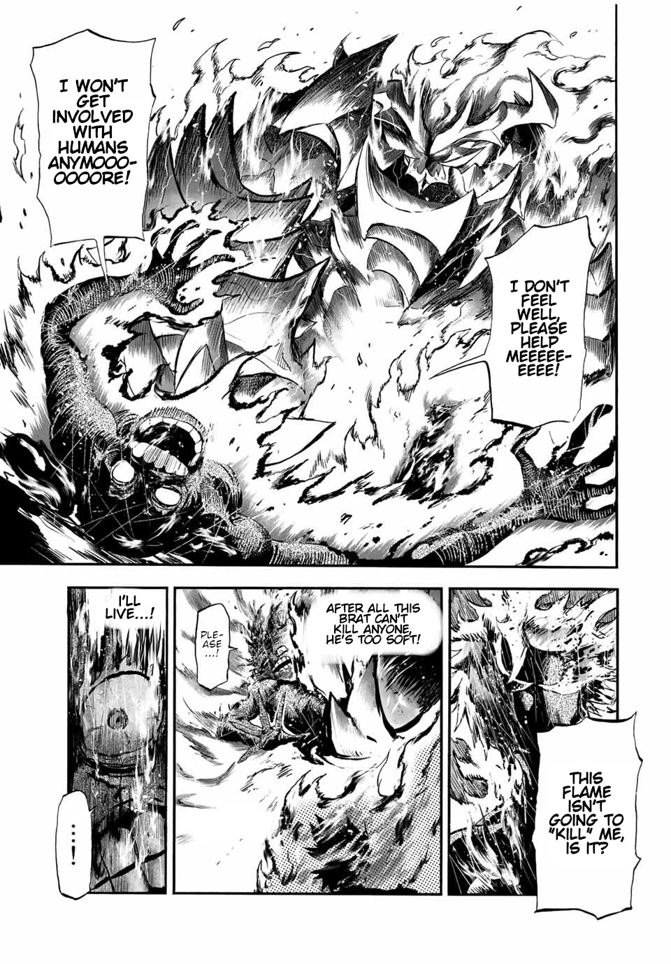 Jigoku no Gouka de Yaka re Tsuzuketa Shounen. Saikyou no Honou Tsukai to Natte Fukkatsu Suru. Chapter 94 page 7 - Chapter 94: The Steel Manipulator Angel, Juggernaut Part 9