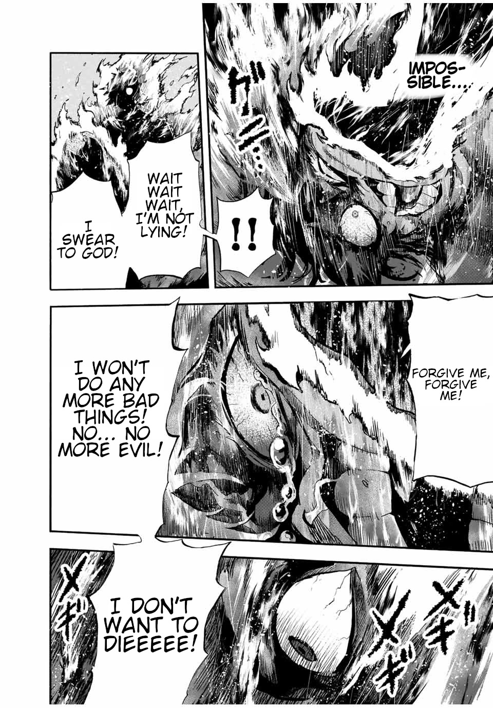Jigoku no Gouka de Yaka re Tsuzuketa Shounen. Saikyou no Honou Tsukai to Natte Fukkatsu Suru. Chapter 94 page 9 - Chapter 94: The Steel Manipulator Angel, Juggernaut Part 9