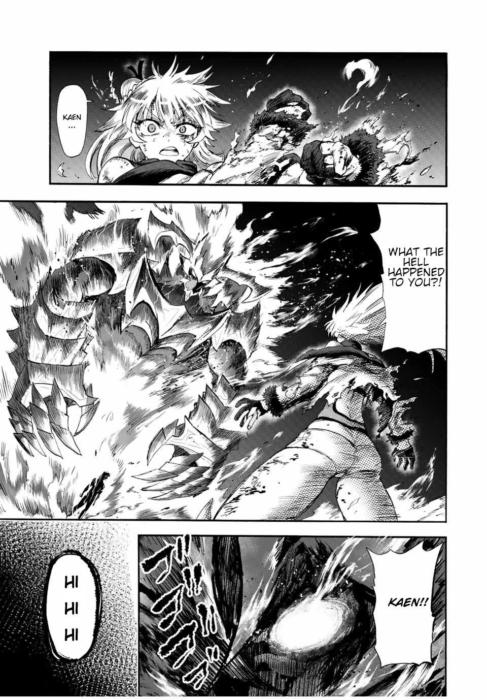 Jigoku no Gouka de Yaka re Tsuzuketa Shounen. Saikyou no Honou Tsukai to Natte Fukkatsu Suru. Chapter 95 page 4 - Chapter 95: Inside the abyss.