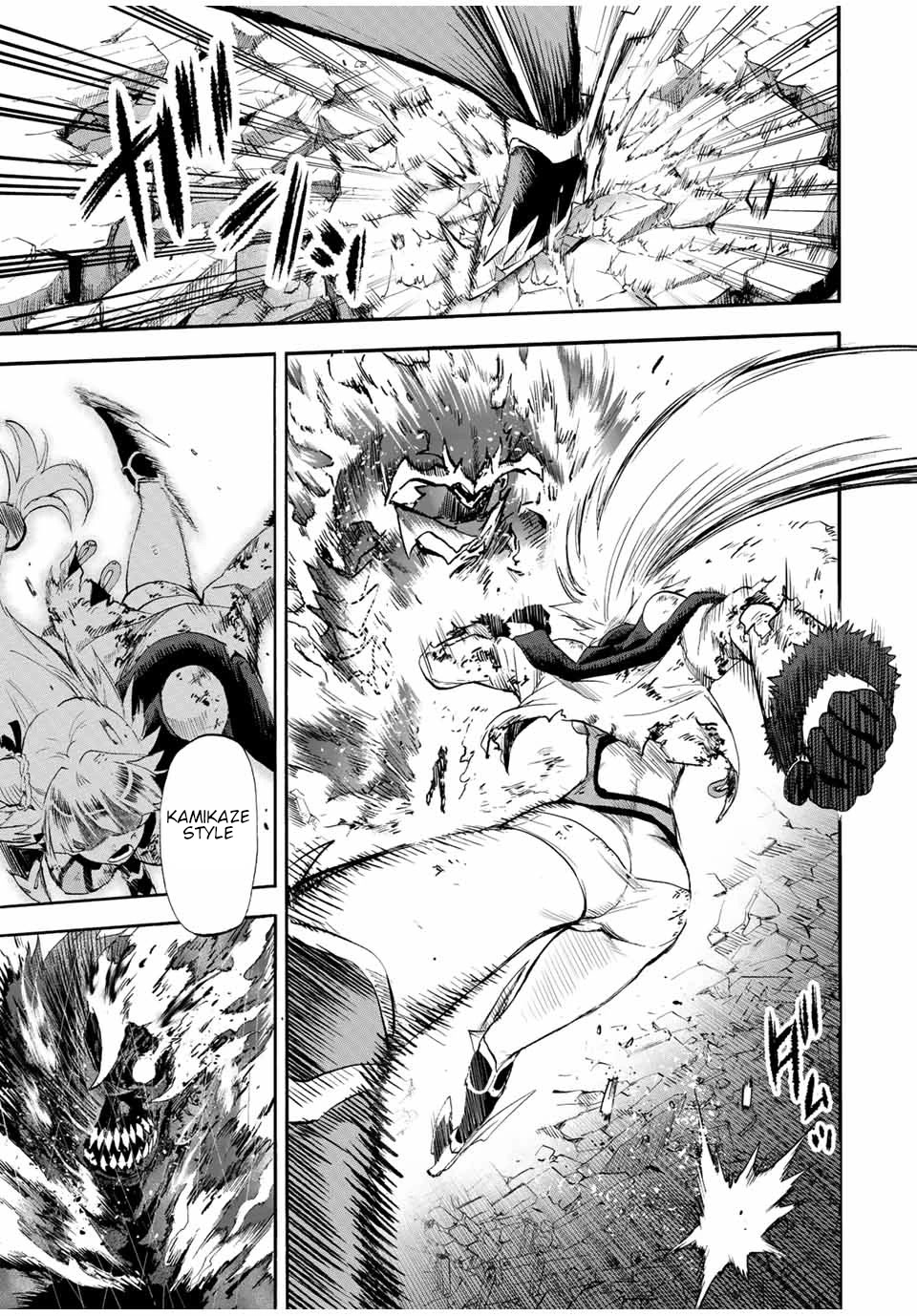 Jigoku no Gouka de Yaka re Tsuzuketa Shounen. Saikyou no Honou Tsukai to Natte Fukkatsu Suru. Chapter 95 page 8 - Chapter 95: Inside the abyss.