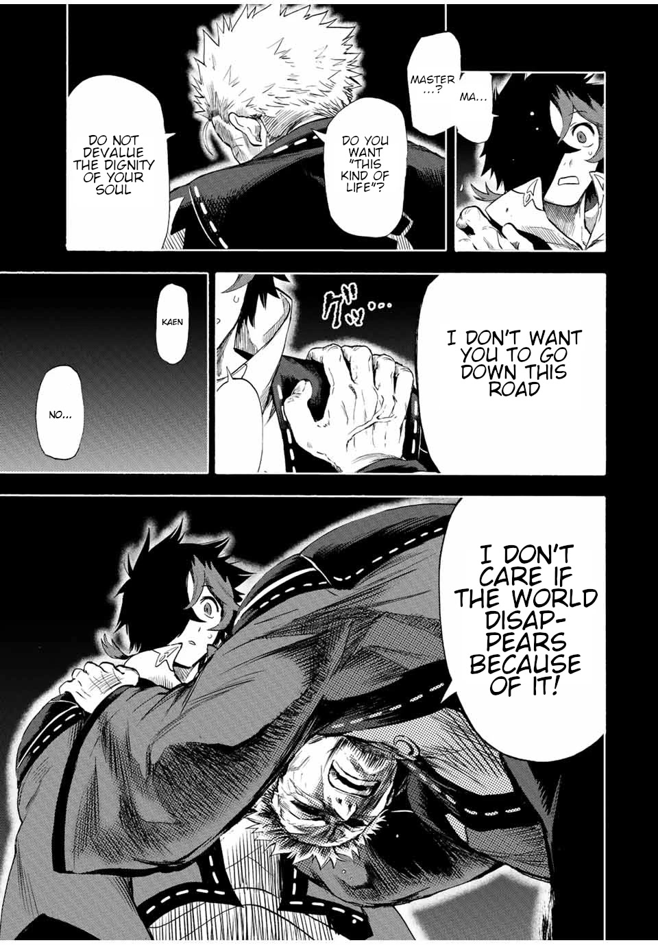 Jigoku no Gouka de Yaka re Tsuzuketa Shounen. Saikyou no Honou Tsukai to Natte Fukkatsu Suru. Chapter 96 page 12 - Chapter 96: The truth of the world.
