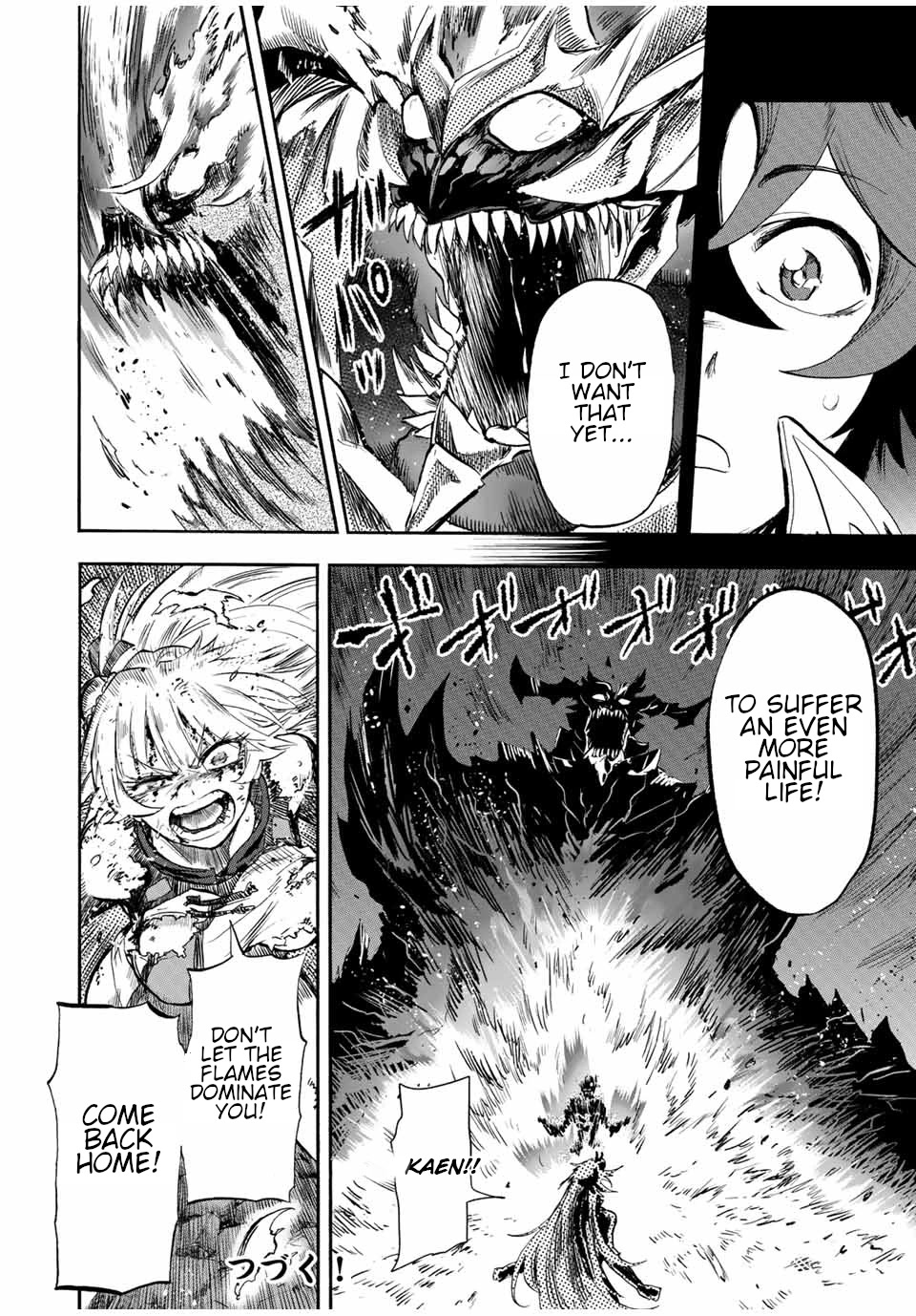 Jigoku no Gouka de Yaka re Tsuzuketa Shounen. Saikyou no Honou Tsukai to Natte Fukkatsu Suru. Chapter 96 page 13 - Chapter 96: The truth of the world.