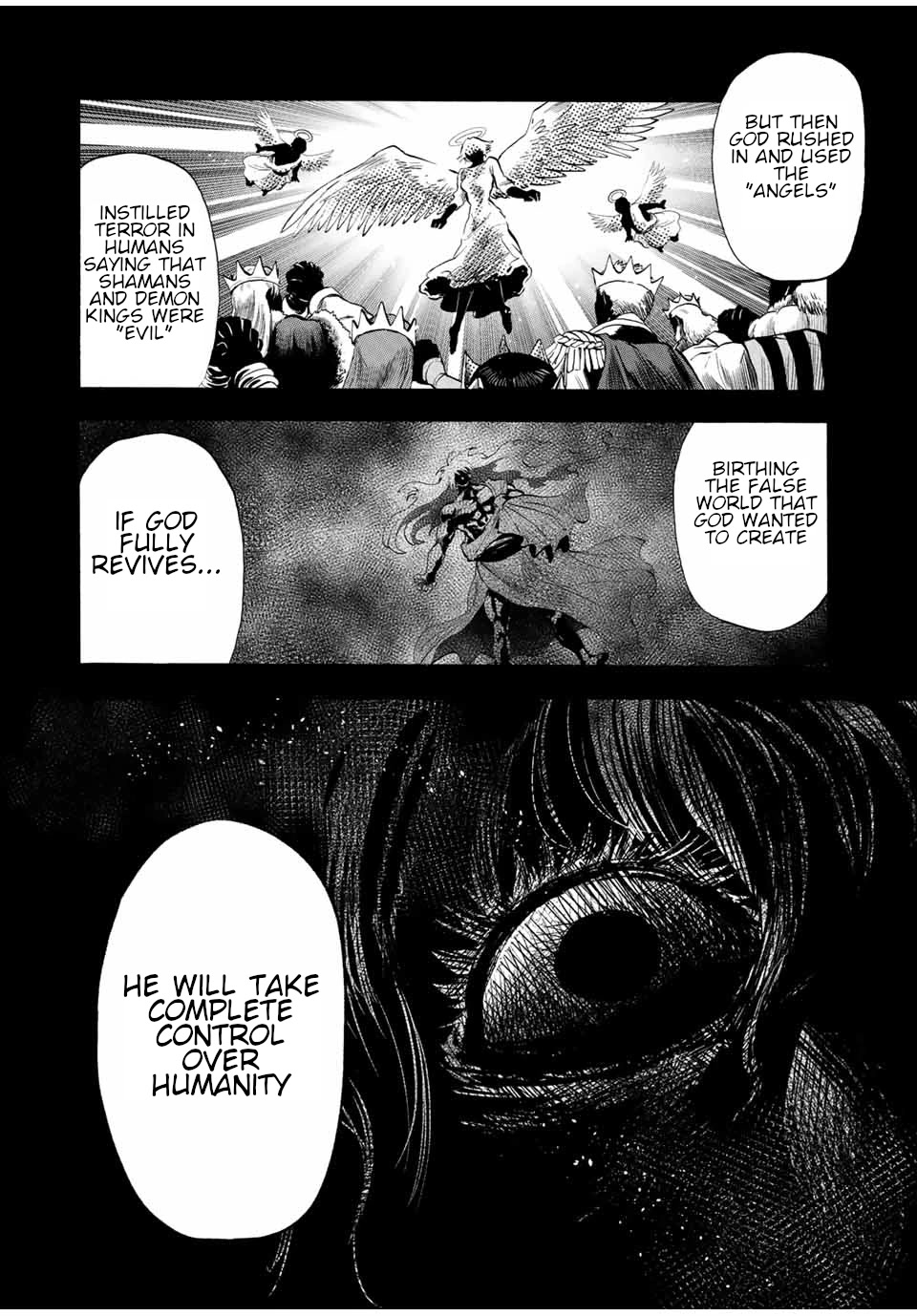 Jigoku no Gouka de Yaka re Tsuzuketa Shounen. Saikyou no Honou Tsukai to Natte Fukkatsu Suru. Chapter 96 page 7 - Chapter 96: The truth of the world.
