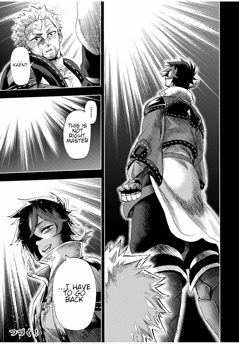 Jigoku no Gouka de Yaka re Tsuzuketa Shounen. Saikyou no Honou Tsukai to Natte Fukkatsu Suru. Chapter 97 page 14 - Chapter 97: A talk with the Master
