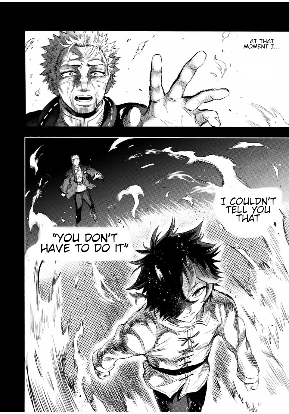 Jigoku no Gouka de Yaka re Tsuzuketa Shounen. Saikyou no Honou Tsukai to Natte Fukkatsu Suru. Chapter 97 page 5 - Chapter 97: A talk with the Master