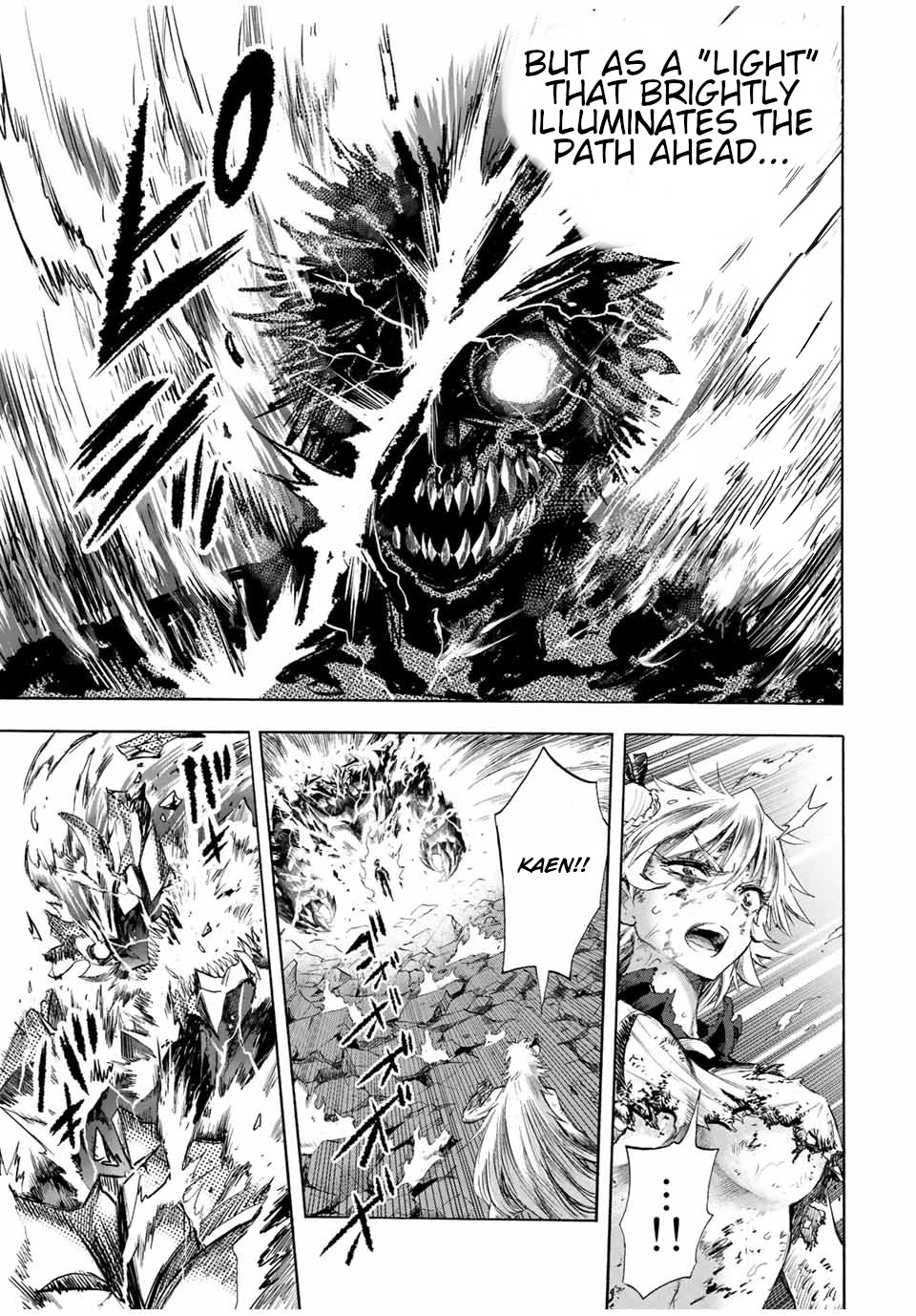Jigoku no Gouka de Yaka re Tsuzuketa Shounen. Saikyou no Honou Tsukai to Natte Fukkatsu Suru. Chapter 98 page 10 - Chapter 98: Thank you...