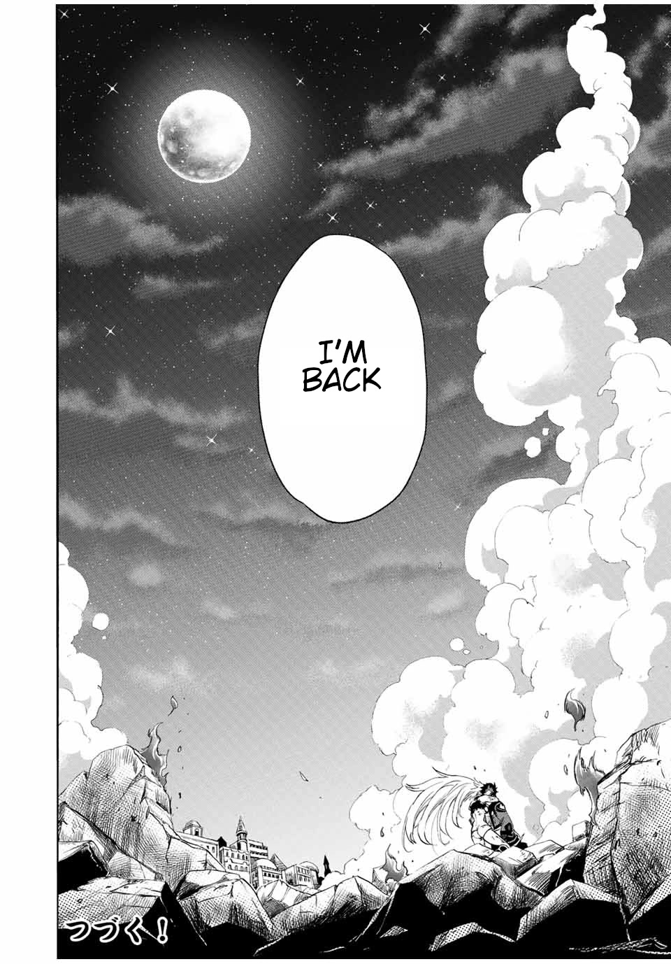 Jigoku no Gouka de Yaka re Tsuzuketa Shounen. Saikyou no Honou Tsukai to Natte Fukkatsu Suru. Chapter 98 page 13 - Chapter 98: Thank you...